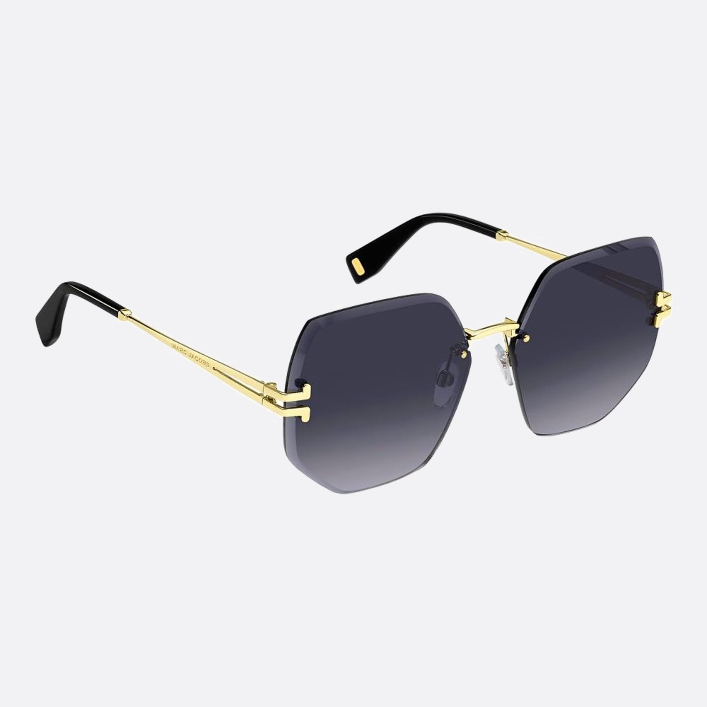 Marc 62mm Jacobs Rhl Black Geometric Women Sunglasses - Detail View