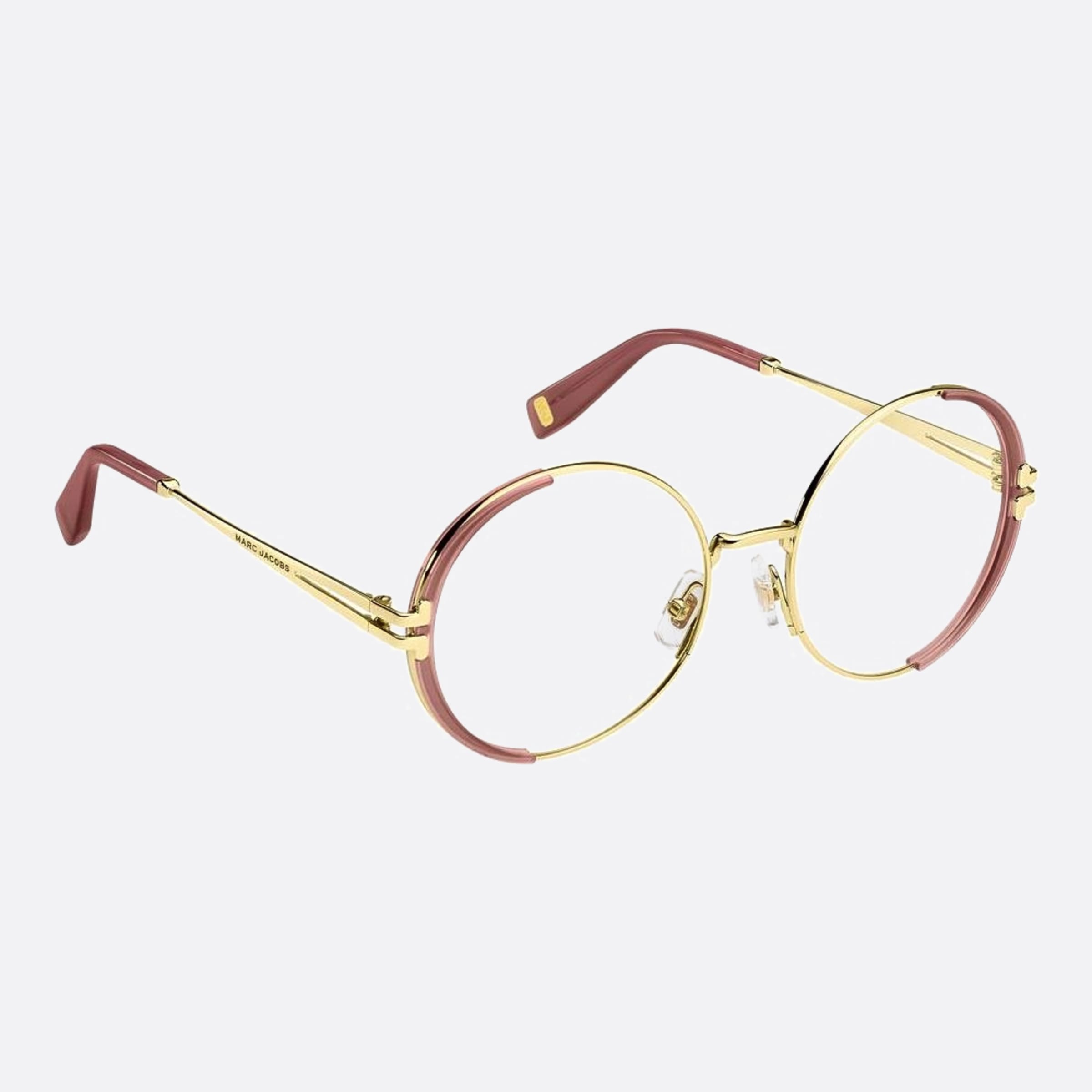 Marc 55mm Jacobs Eyr Pink Geometric Women Eyeglasses - Detail View