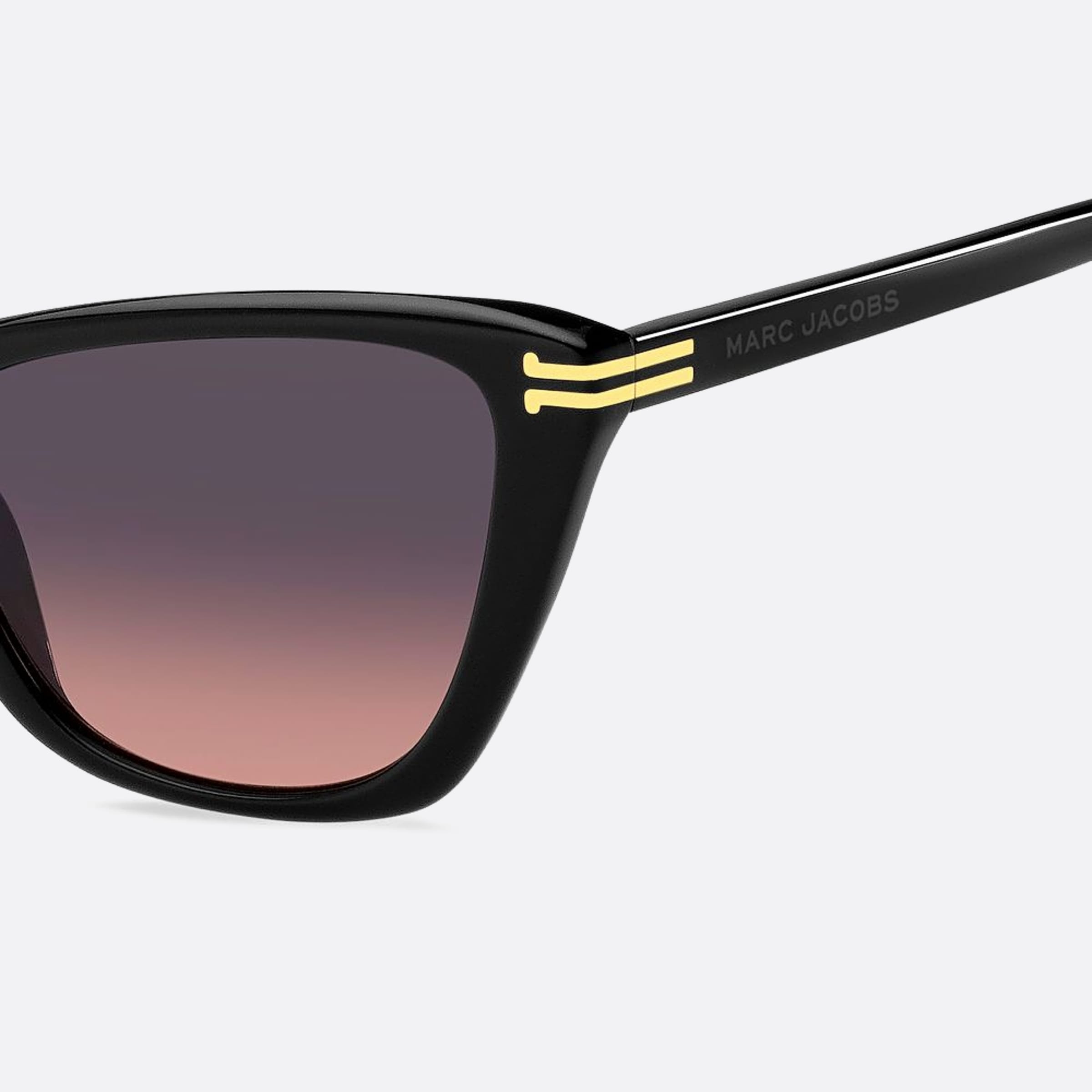 Marc 53mm Jacobs Black Squared Women Sunglasses - Detail View
