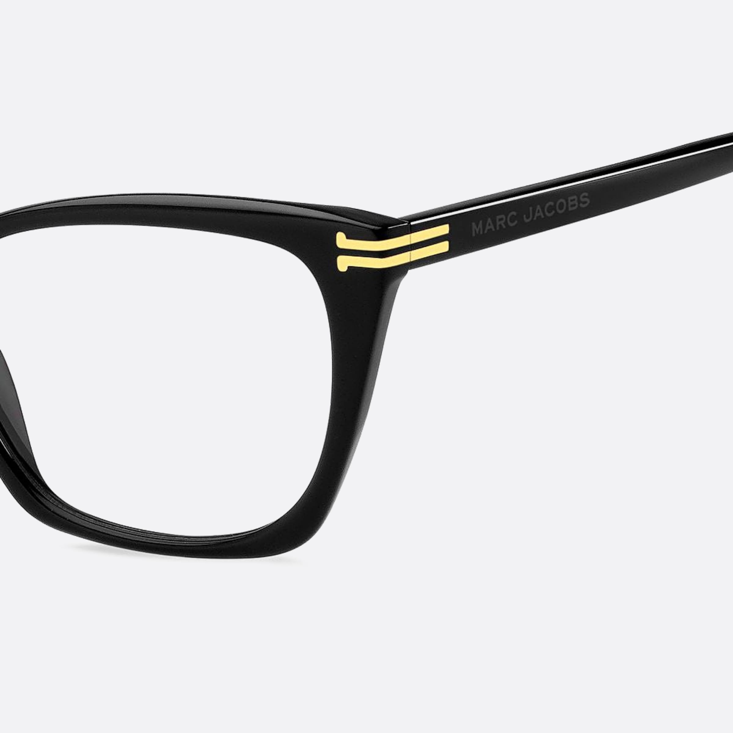 Marc 54mm Jacobs Black Squared Women Eyeglasses - Detail View