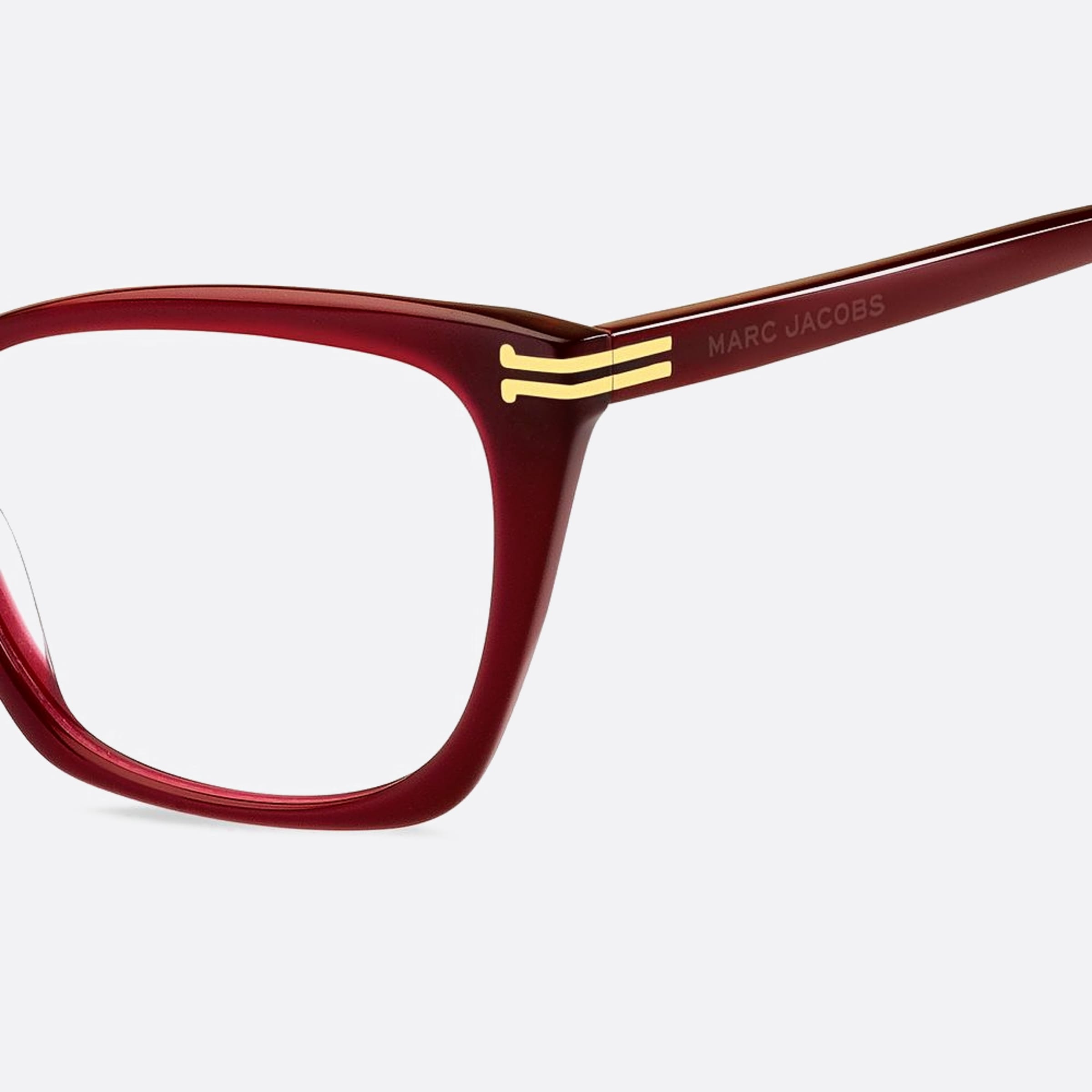Marc 54mm Jacobs Lhf Red Squared Women Eyeglasses - Detail View