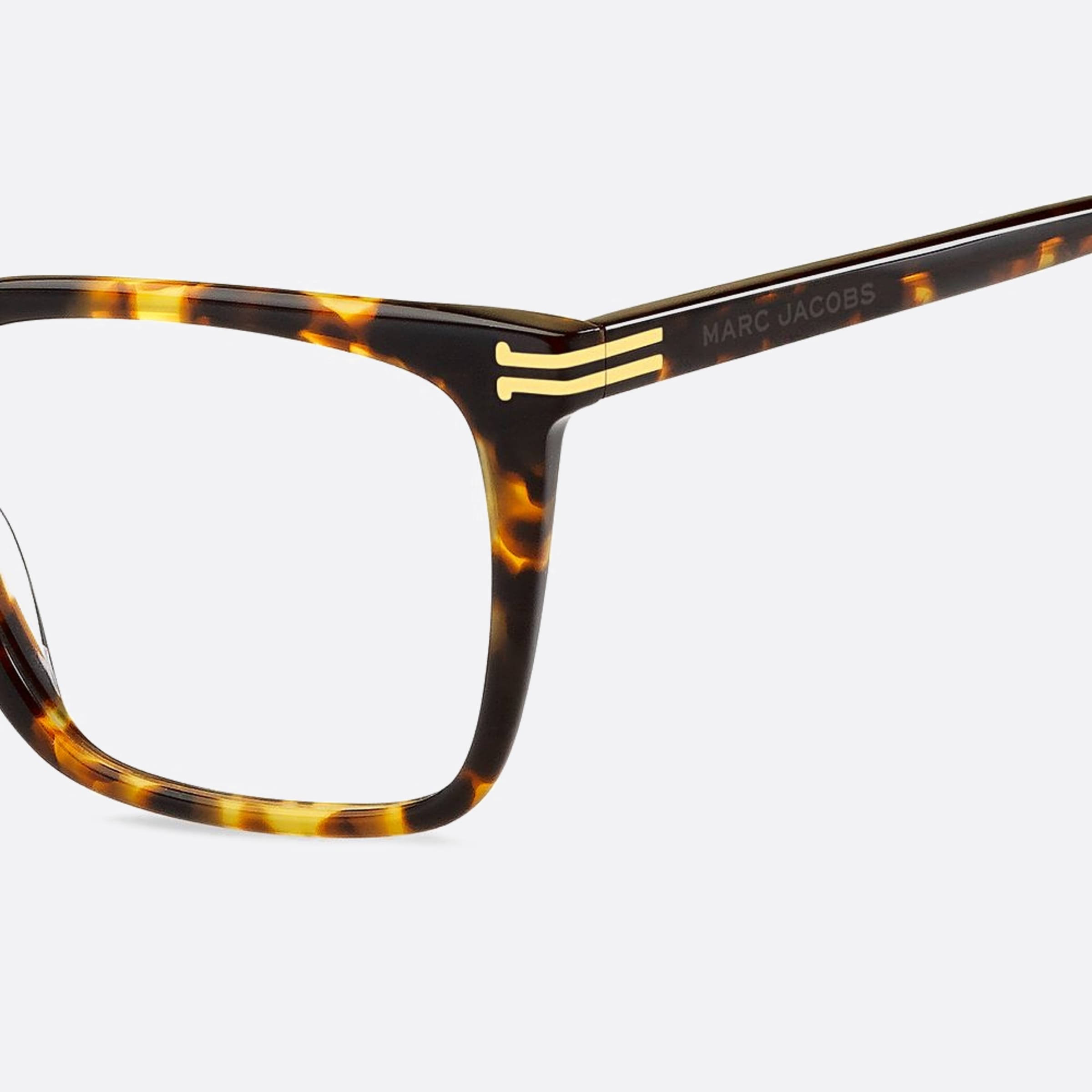 Marc 53mm Jacobs Havana Squared Women Eyeglasses - Detail View