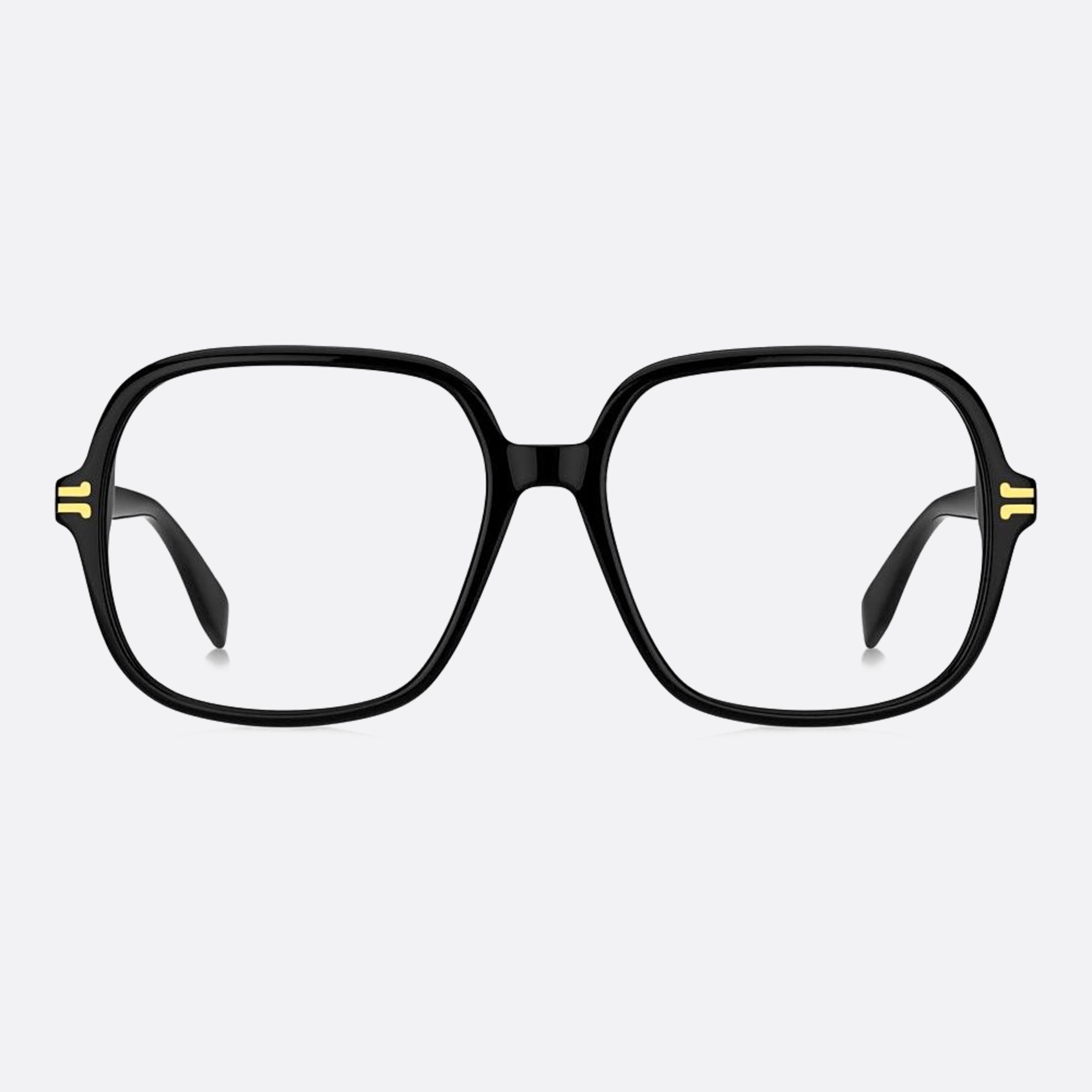 Marc 57mm Jacobs Black Squared Women Eyeglasses - Main View