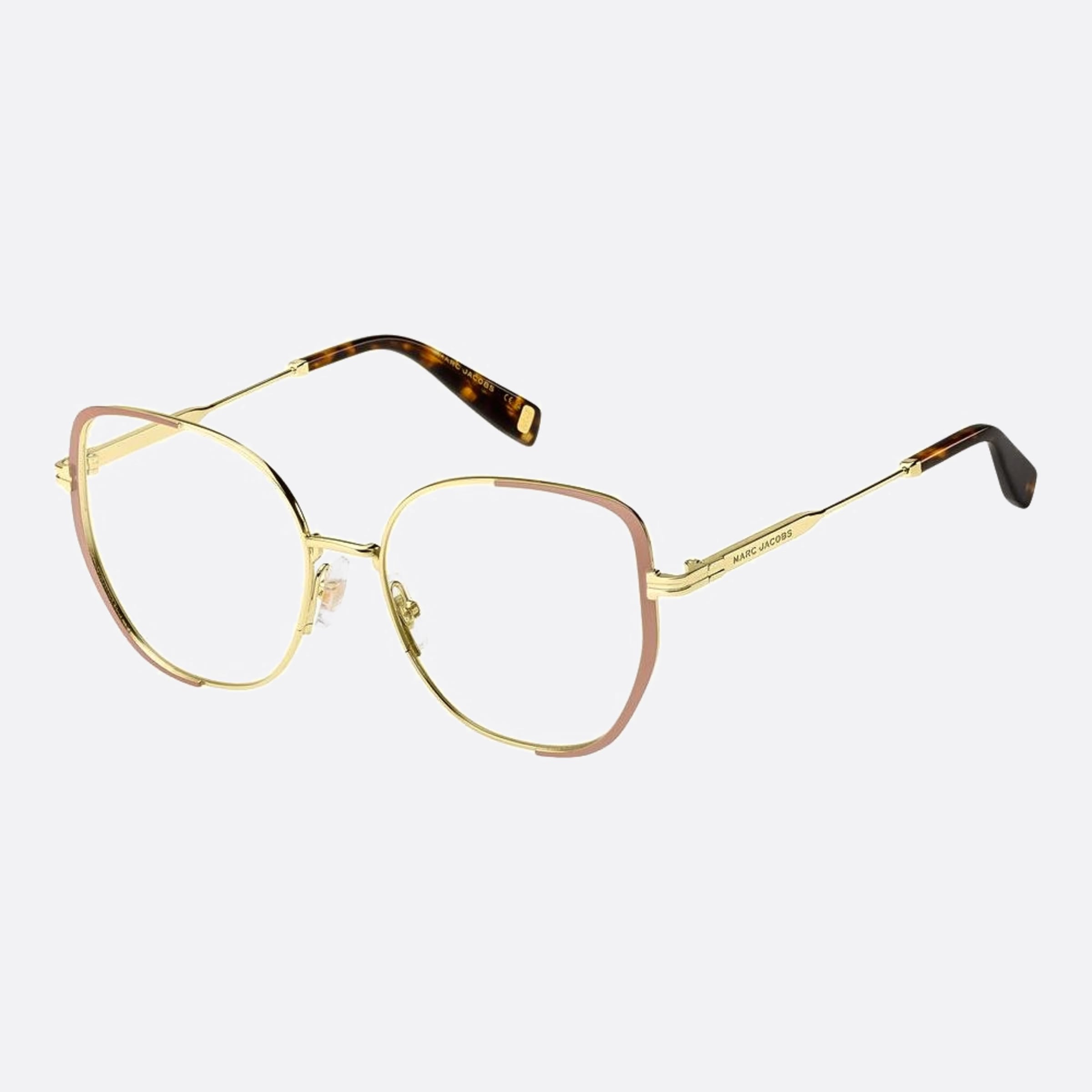 Marc 55mm Jacobs Eyr Rose Gold Butterfly Women Eyeglasses - Side View