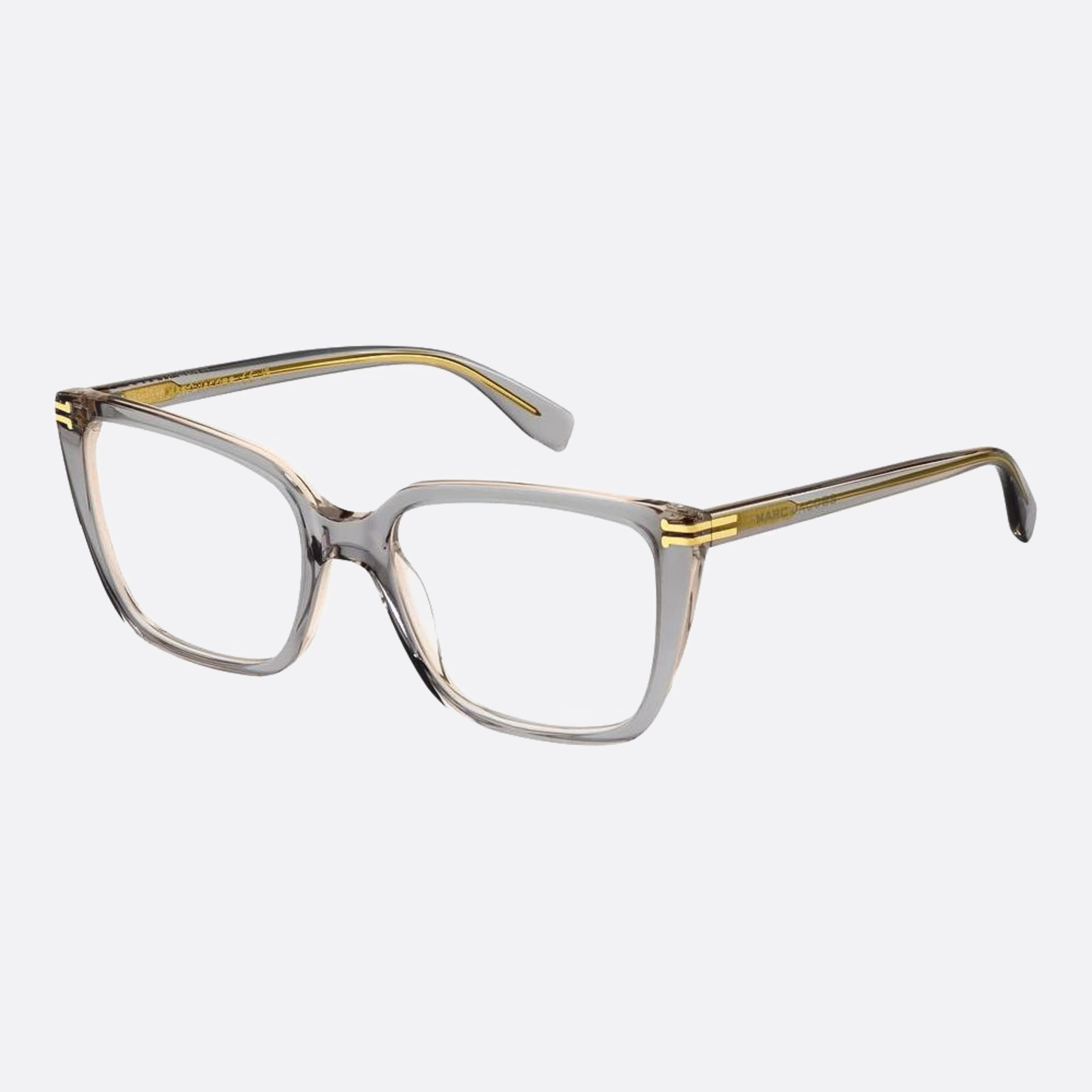 Marc 54mm Jacobs Yql Grey Rectangle Women Eyeglasses - Side View