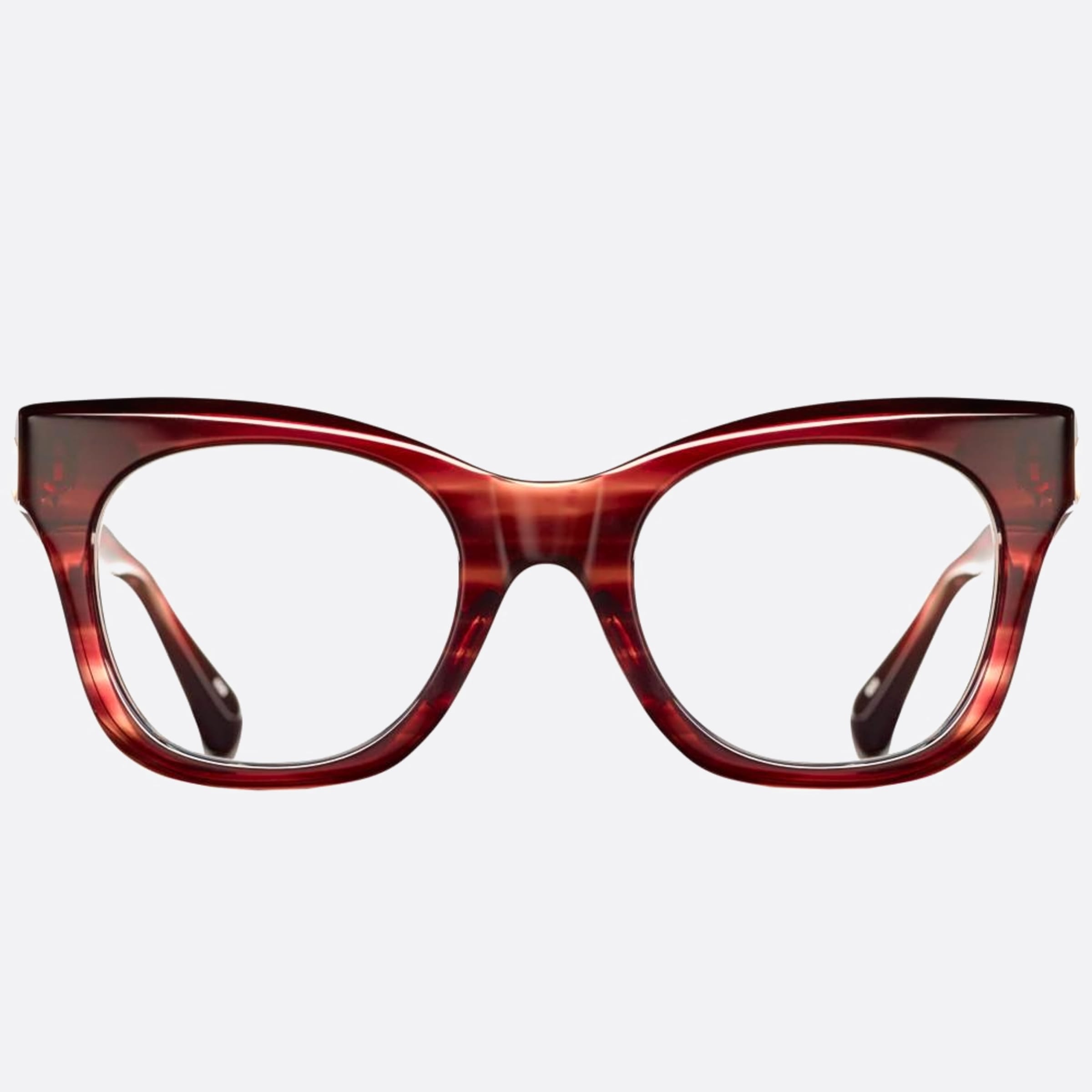Matsuda 49mm M1022 Bds Red Squared Unisex Eyeglasses - Main View