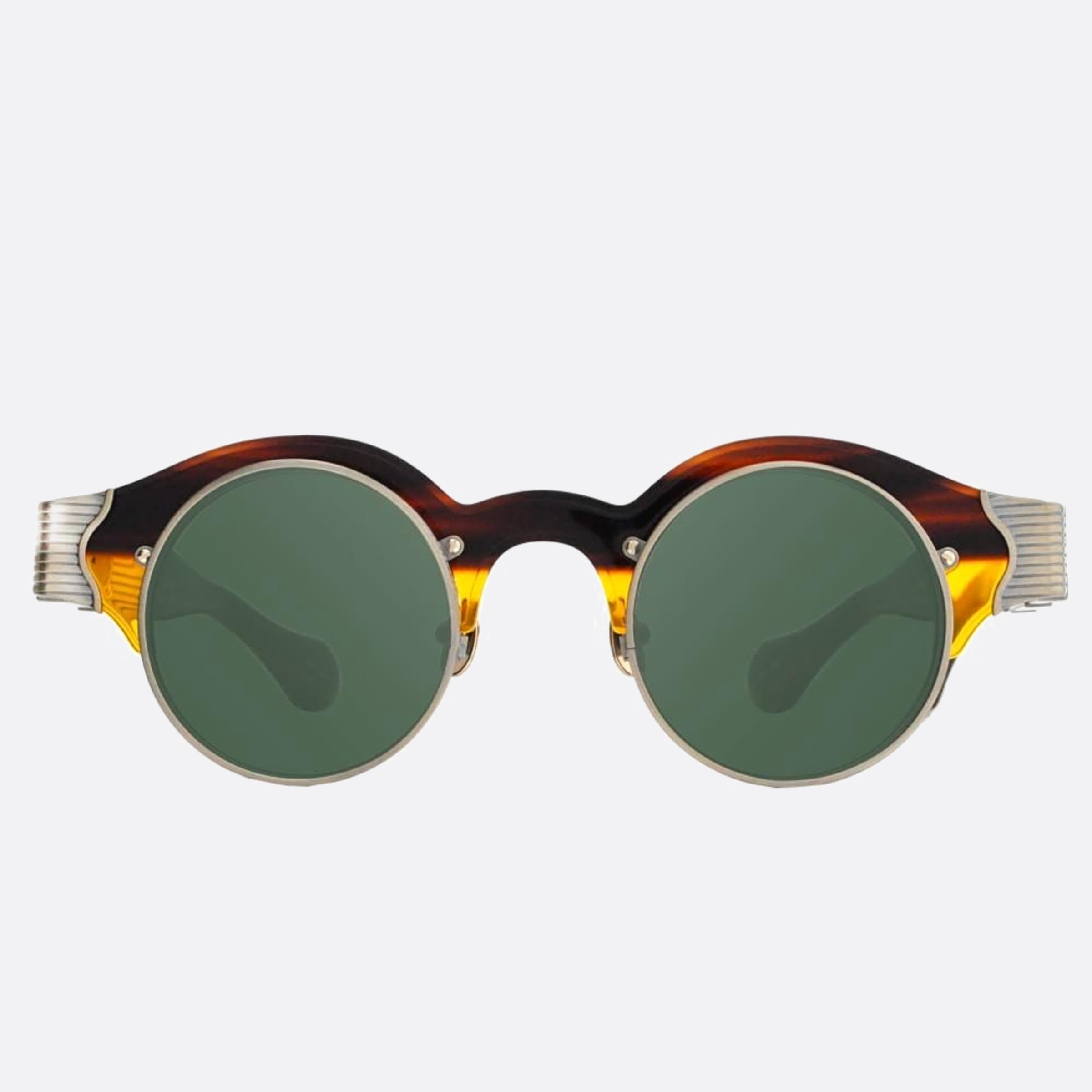 Matsuda 43mm M10605h Gold Round Men Sunglasses - Main View