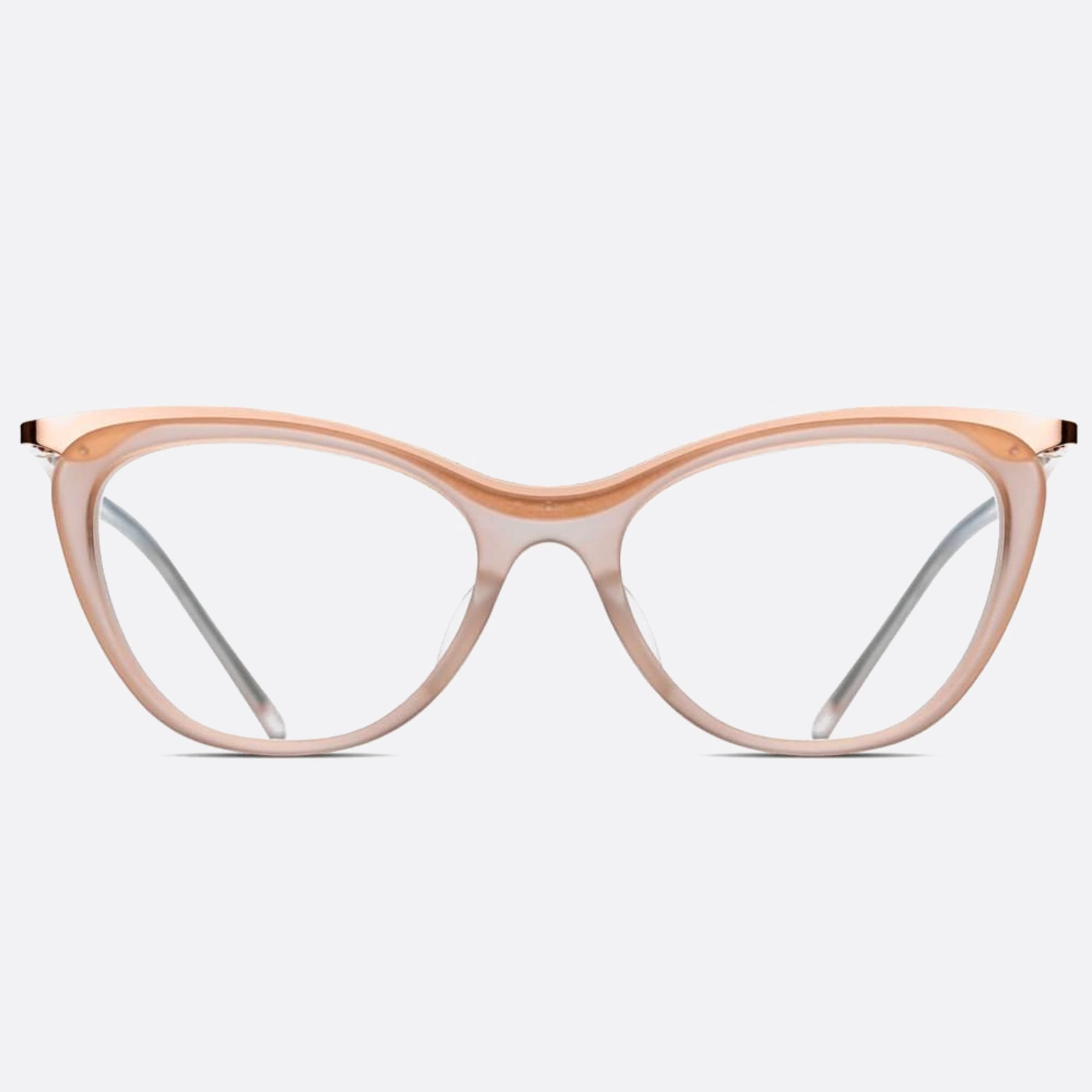 Matsuda 51mm M2044 Mcmp Brown Cat Eye Unisex Eyeglasses - Main View