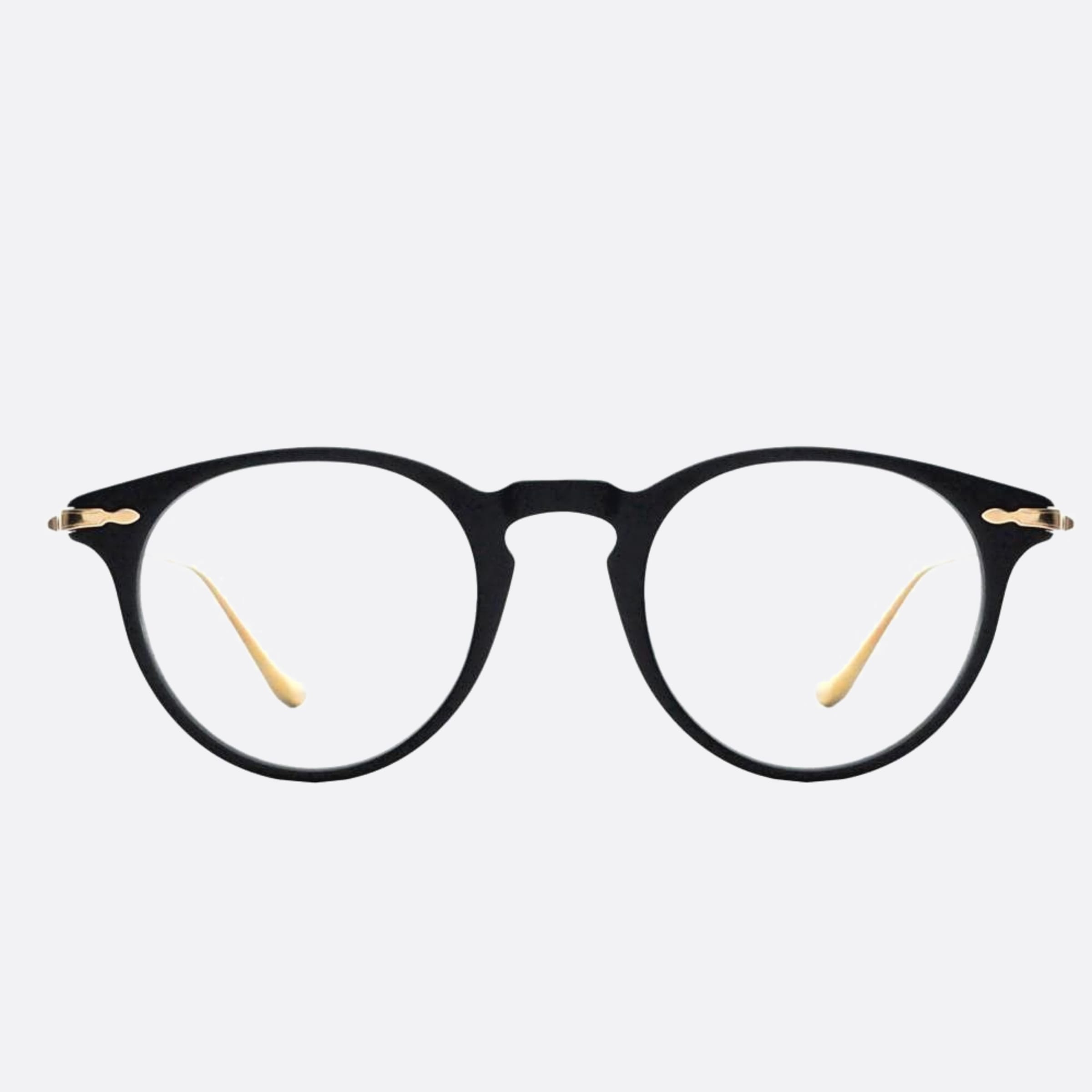 Matsuda 47mm M2056 Mbk Black Round Women Eyeglasses - Main View