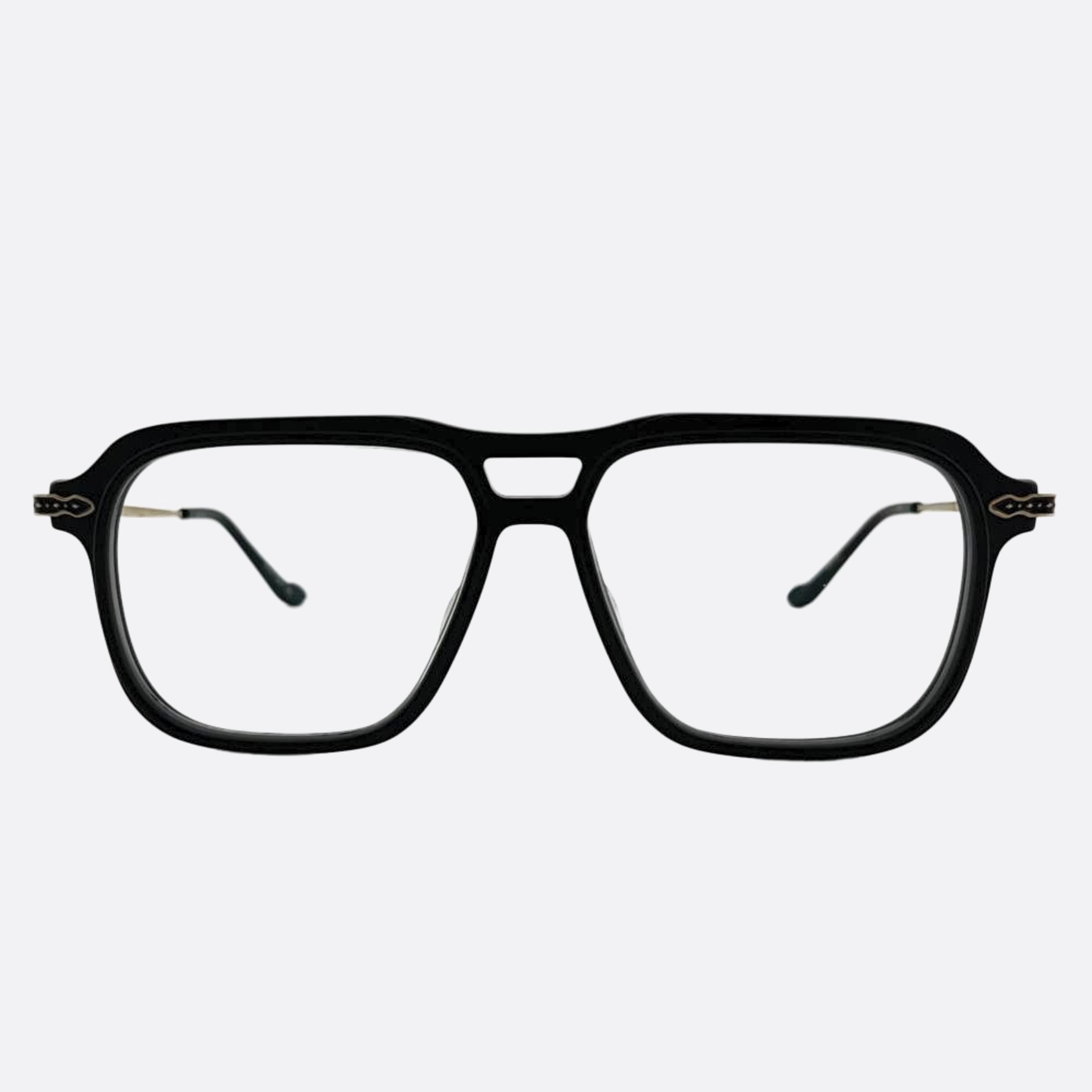 Matsuda 56mm M2062 Mbk Black Squared Unisex Eyeglasses - Main View