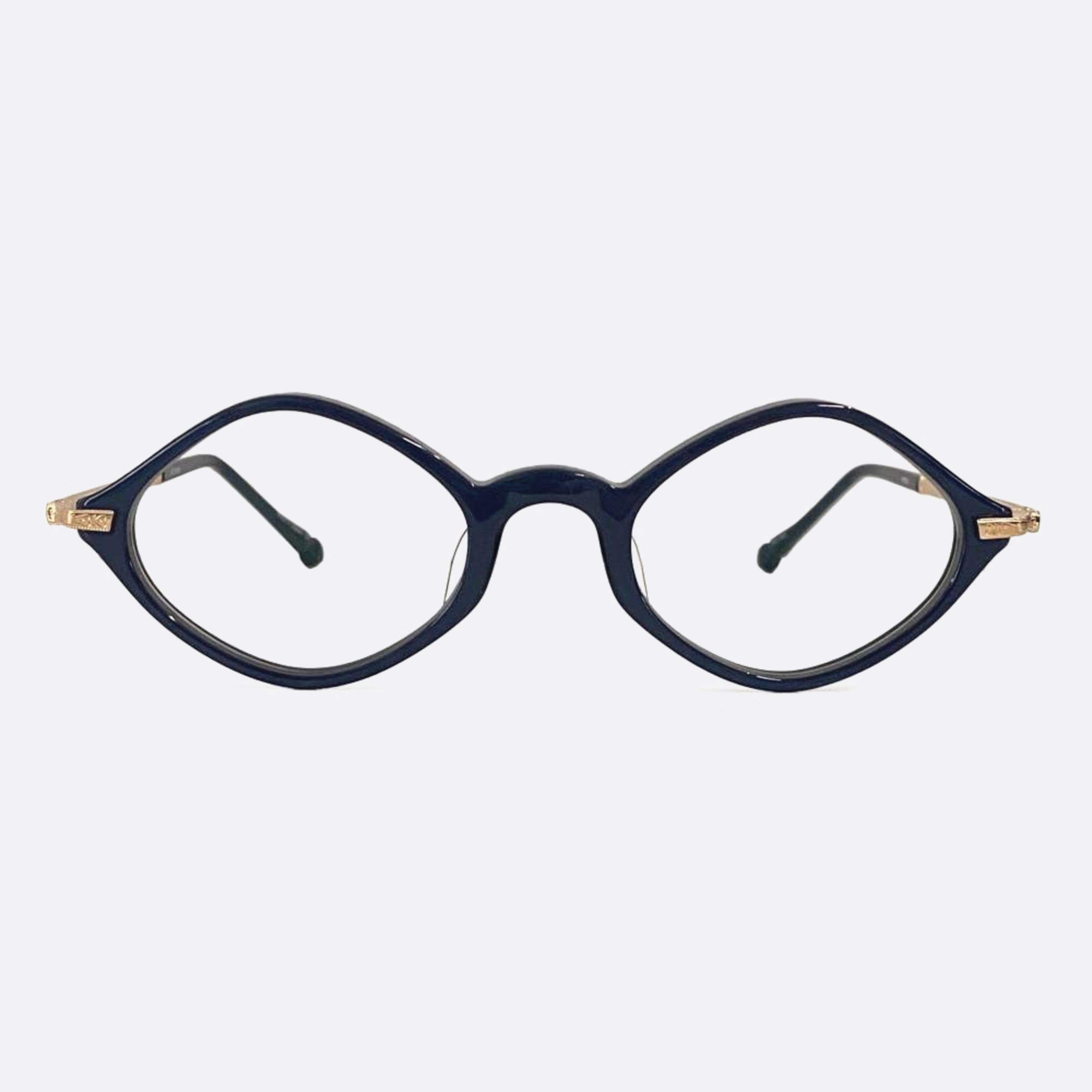 Matsuda 47mm M2066 Nvy Blue Oval Unisex Eyeglasses - Main View