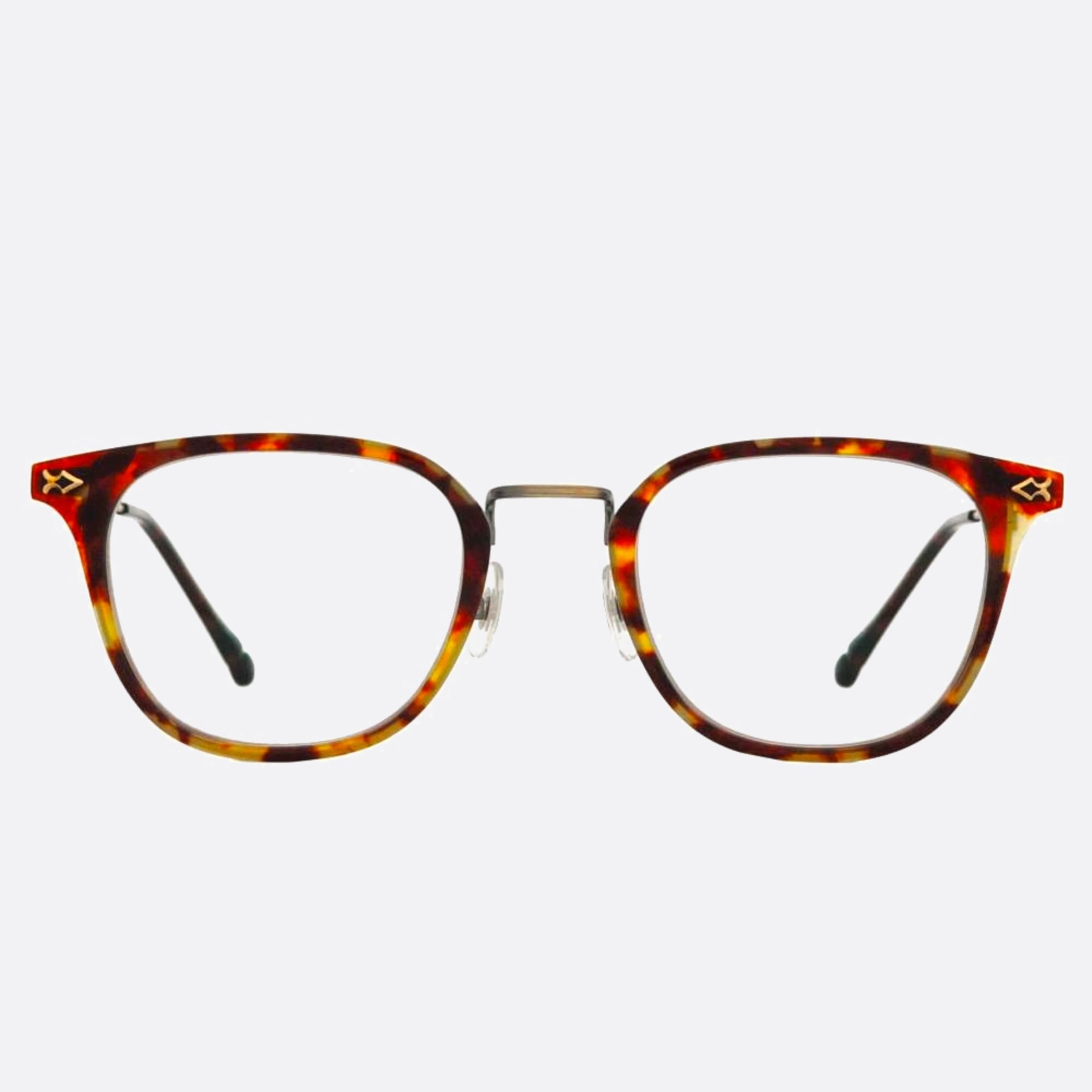 Matsuda 50mm M3113 Brn Havana Geometric Unisex Eyeglasses - Main View