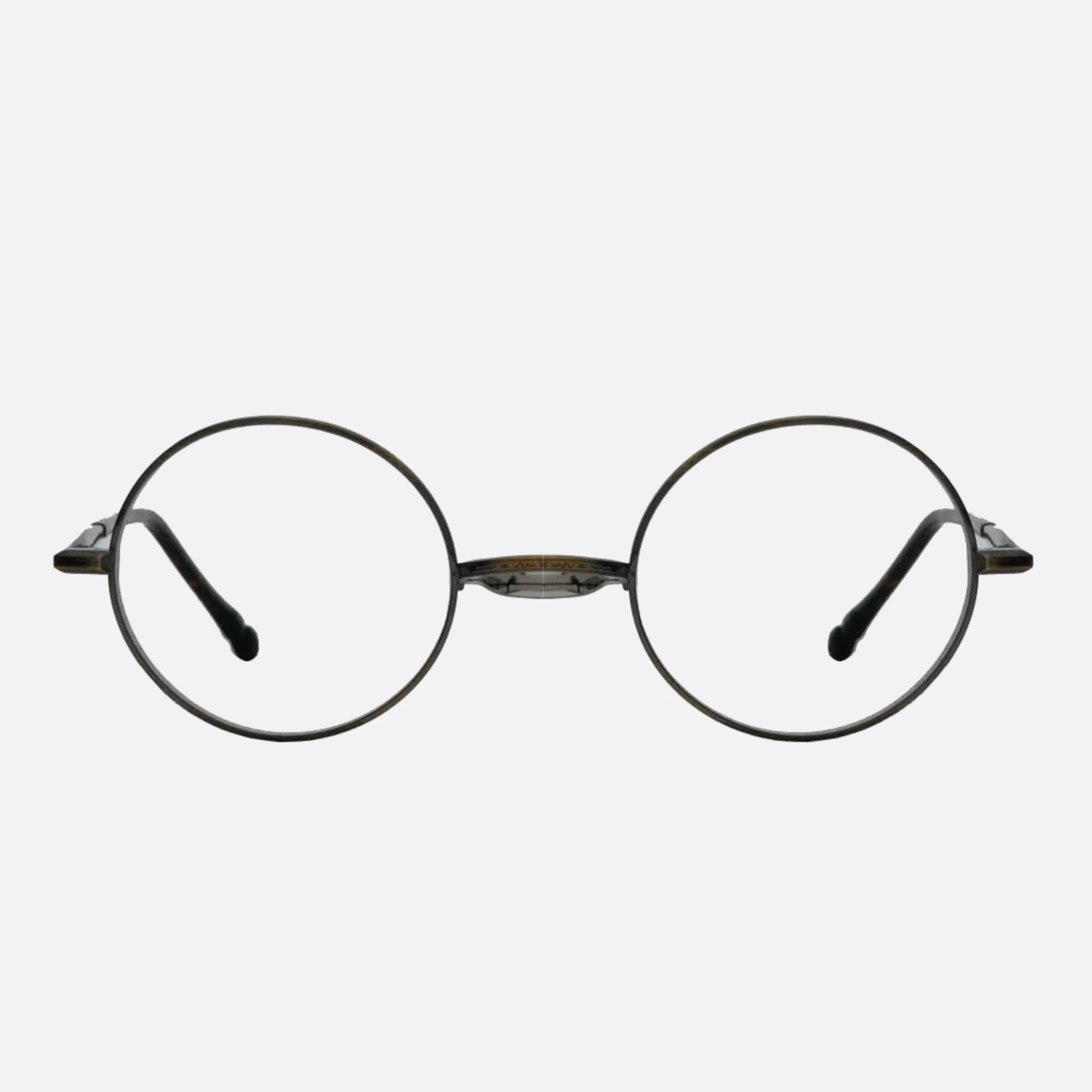 Matsuda 45mm M3131 Gold Round Unisex Eyeglasses - Main View