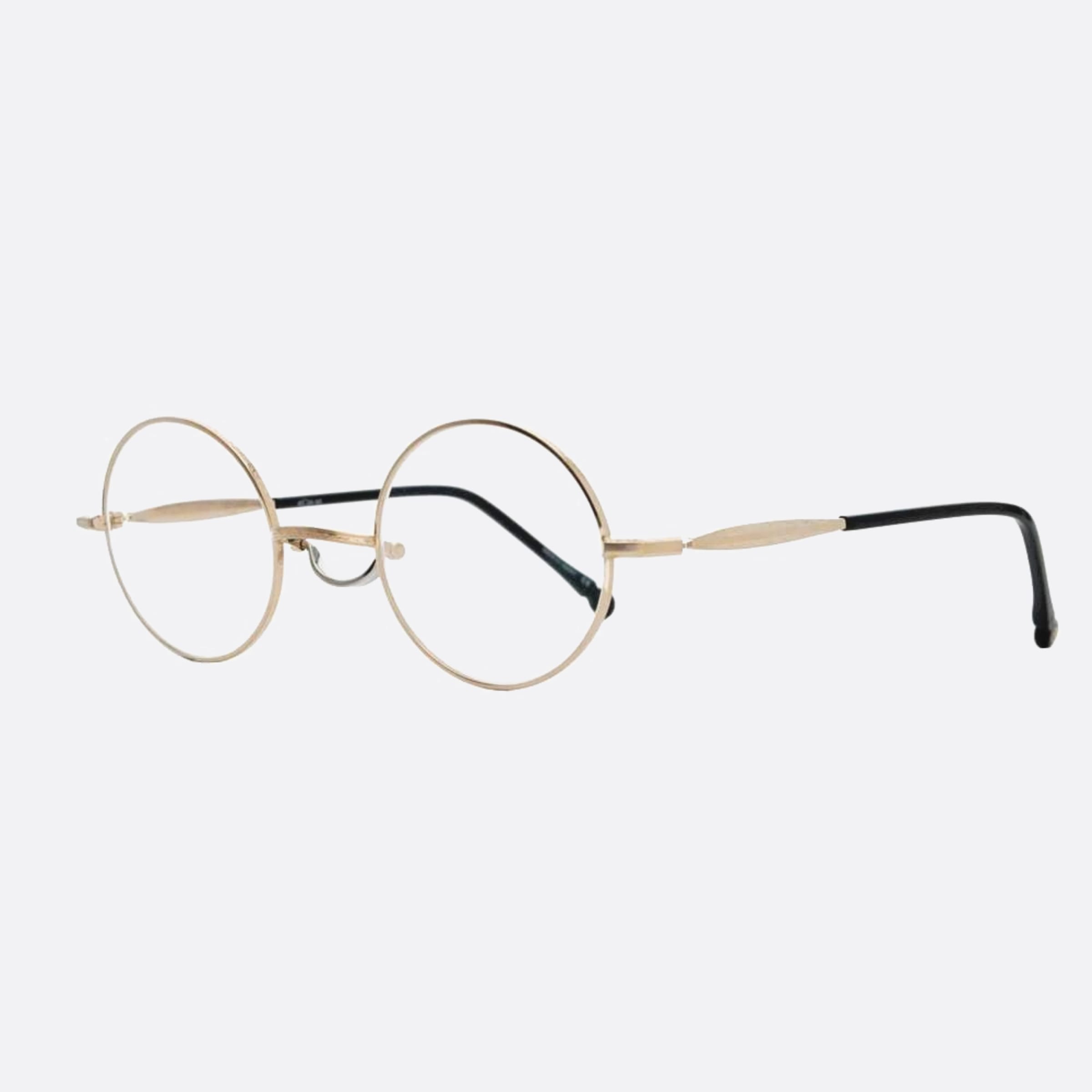 Matsuda 45mm M3131 Gold Visor Unisex Eyeglasses - Side View