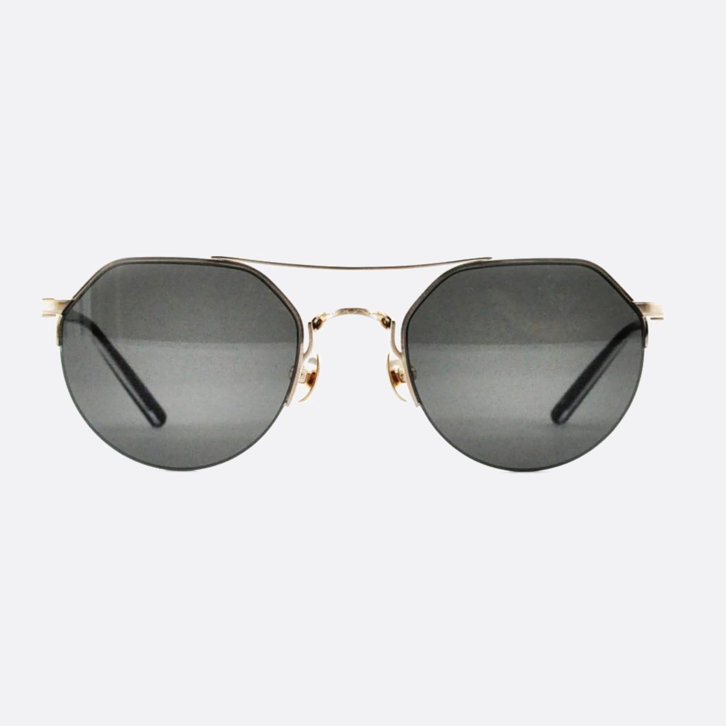 Matsuda 50mm M3141 Gold Pilot Men Sunglasses - Main View