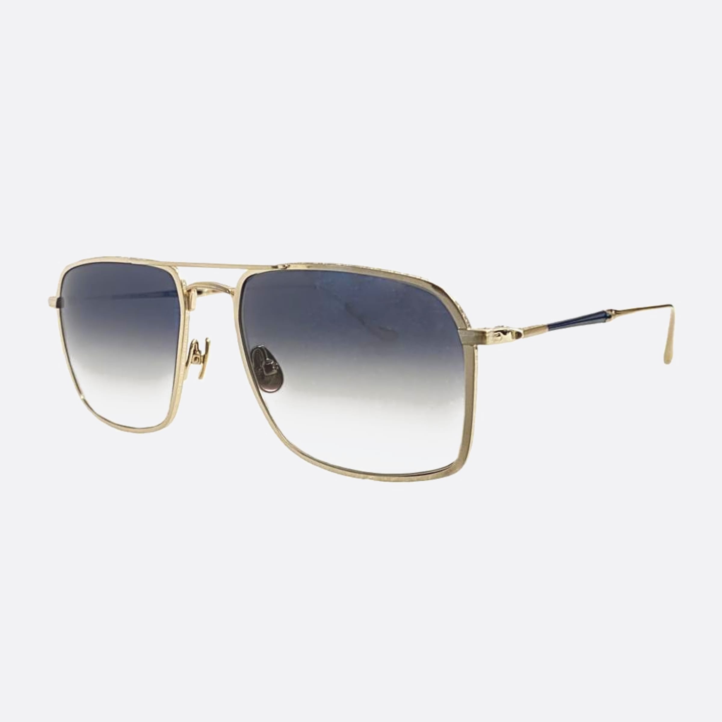 Matsuda 57mm M3146 Blg Gold Pilot Men Sunglasses - Side View