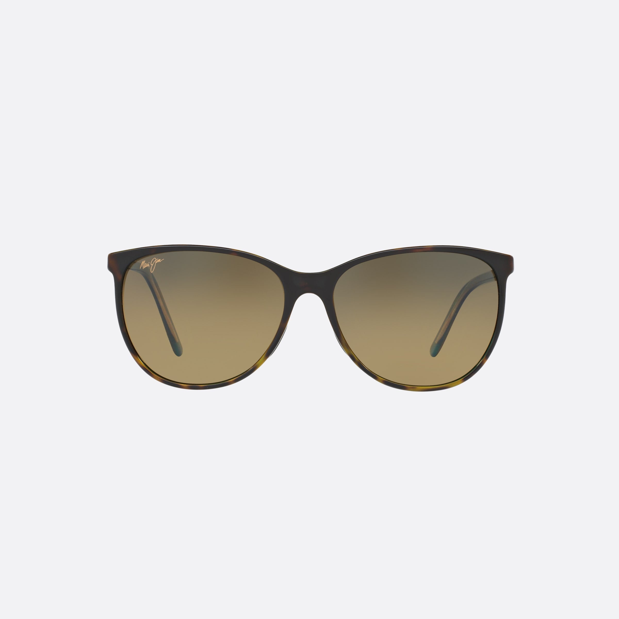 Maui 57mm Jim Ocean Tortoise Cat Eye Polarized Women Sunglasses - Side View