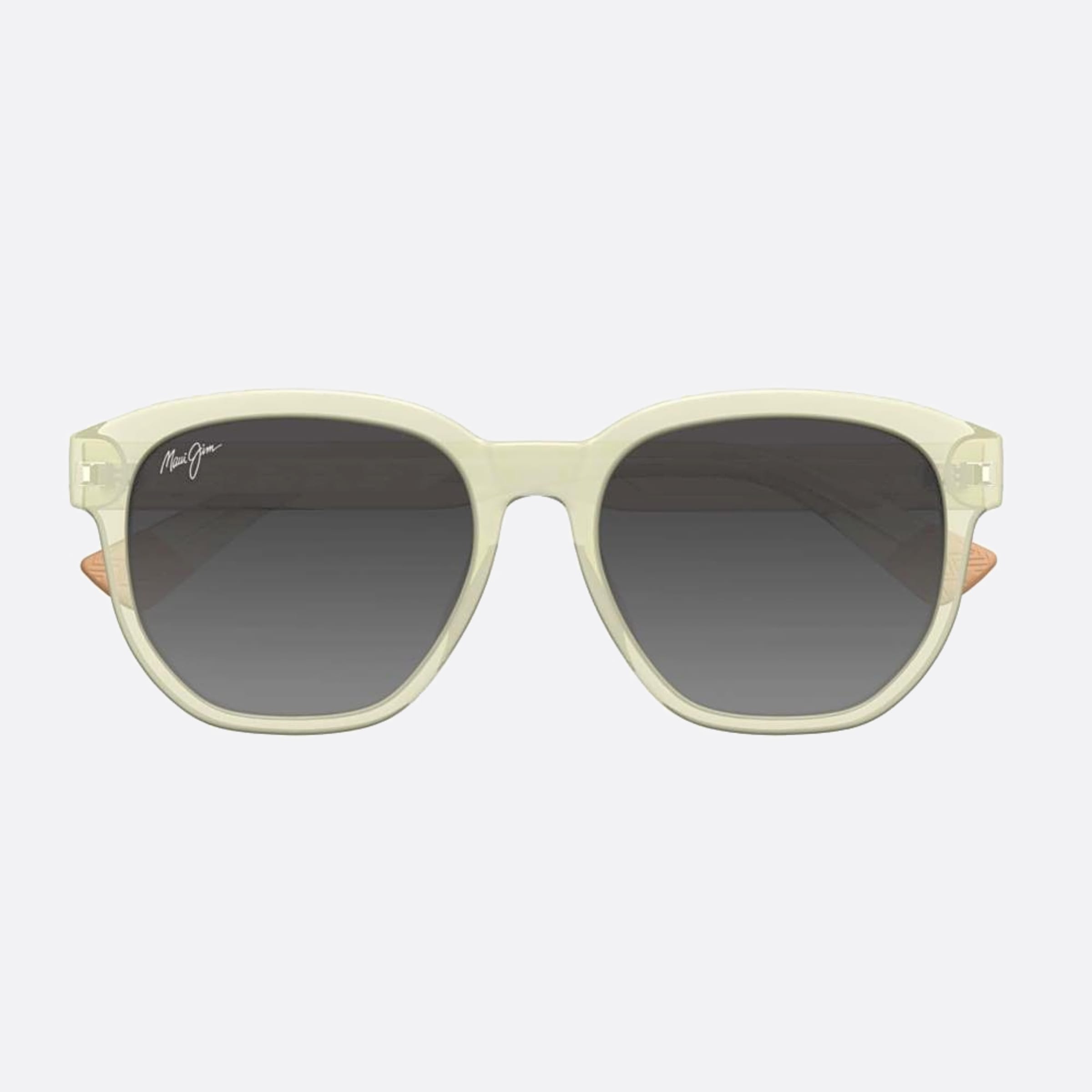 Maui 56mm Jim Akahai Gs646 Yellow Geometric Polarized Men Sunglasses - Main View