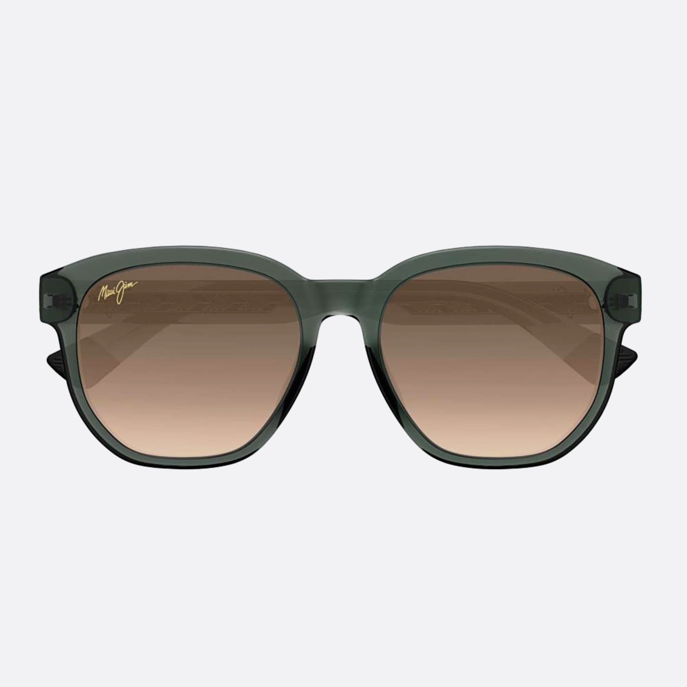 Maui 56mm Jim Akahai Hs646 Grey Geometric Polarized Men Sunglasses - Main View