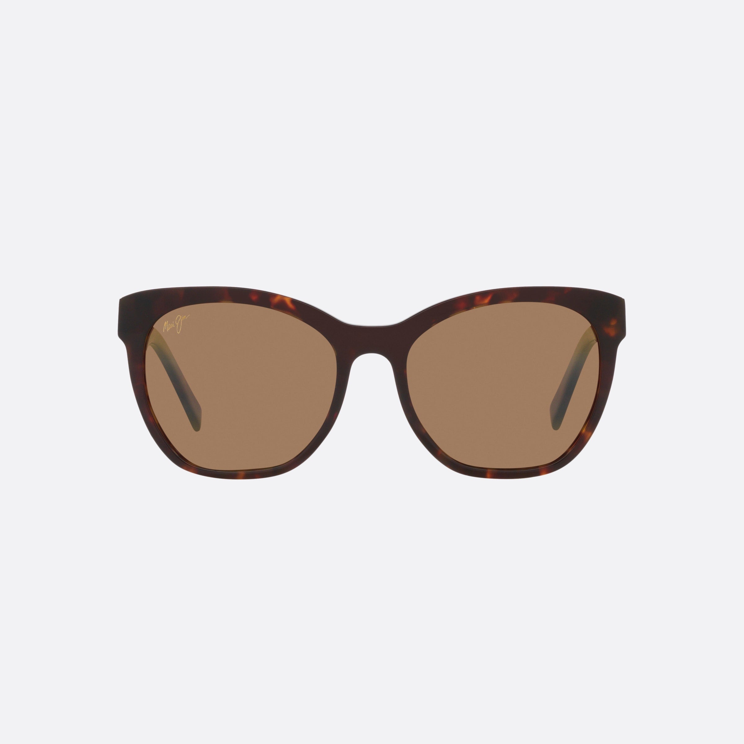 Maui 56mm Jim Alulu Tortoise Butterfly Polarized Women Sunglasses - Side View
