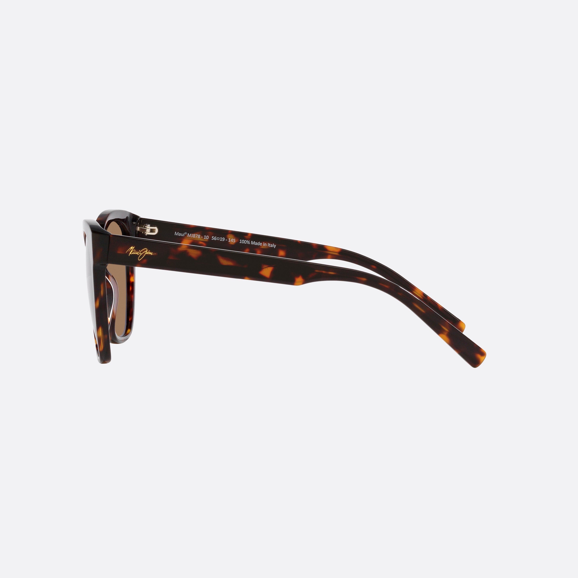 Maui 56mm Jim Alulu Tortoise Butterfly Polarized Women Sunglasses - Detail View