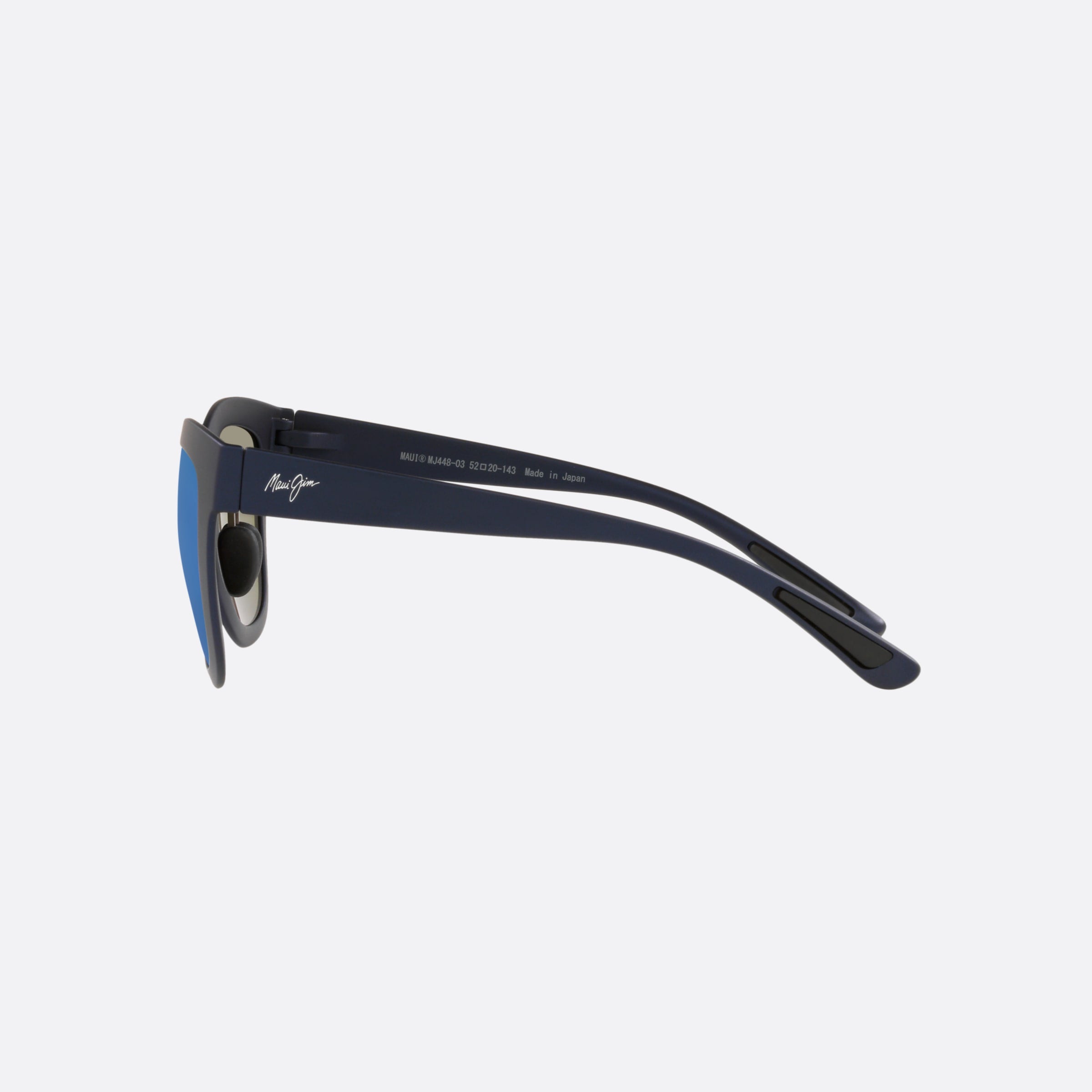 Maui 52mm Jim Anuenue Blue Square Polarized Women Sunglasses - Detail View