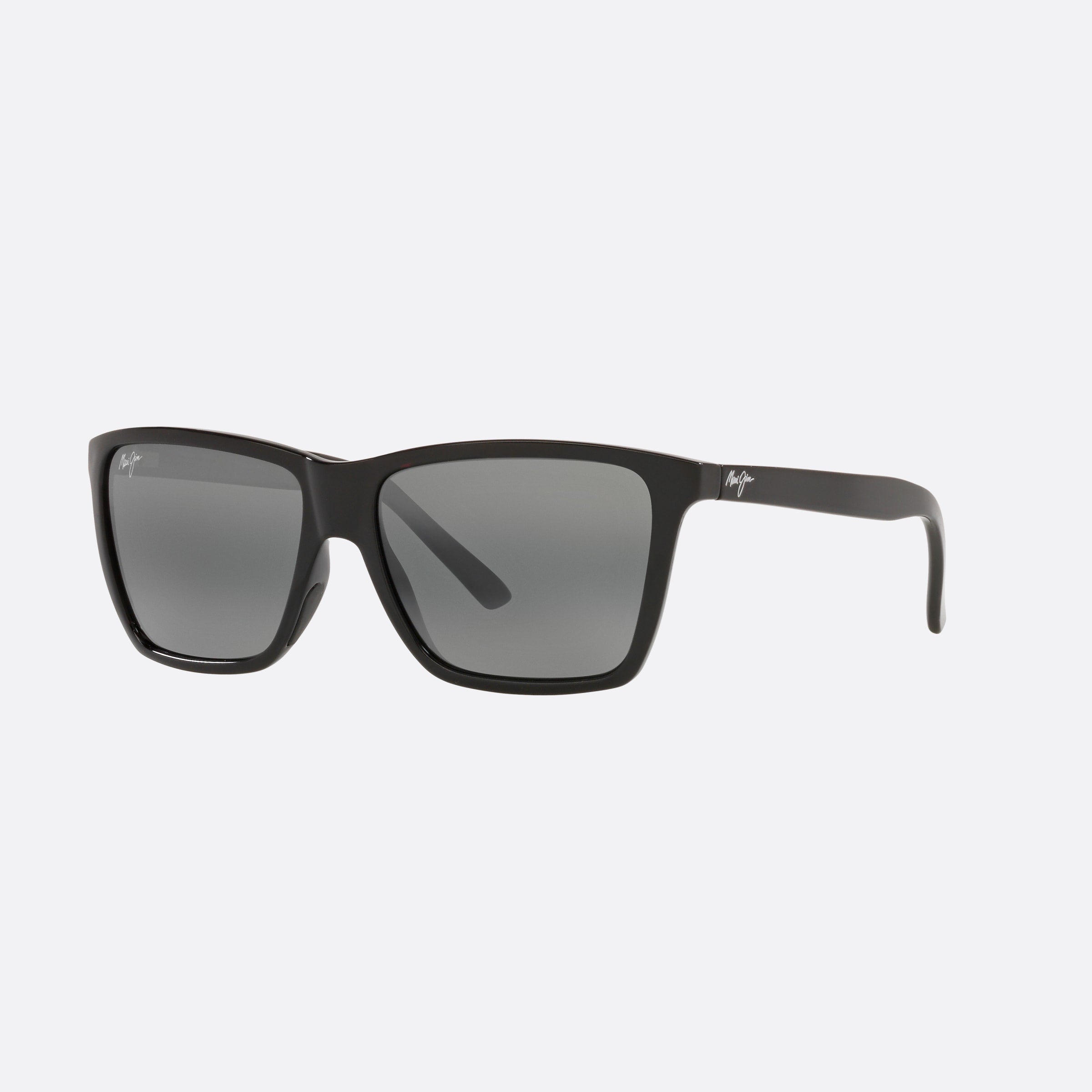 Maui 57mm Jim Cruzem Black Square Polarized Men Sunglasses - Main View