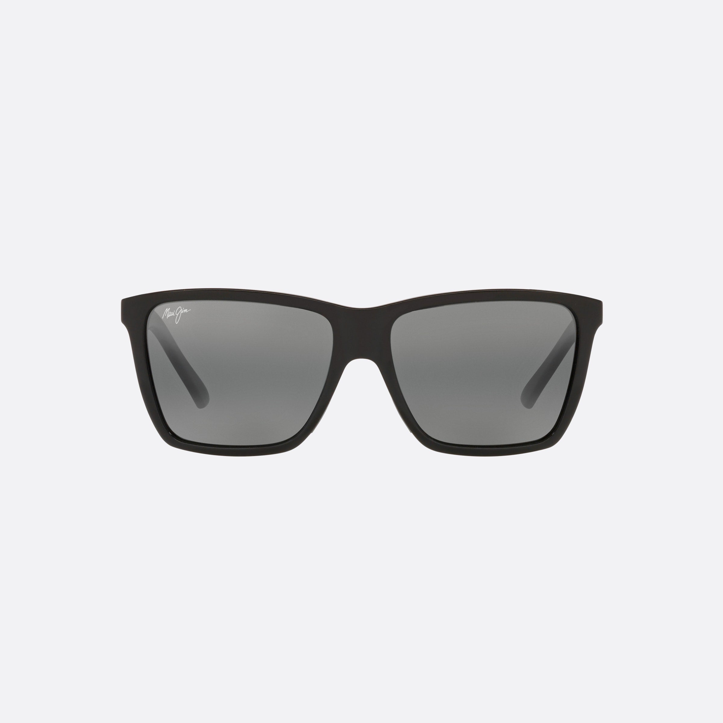 Maui 57mm Jim Cruzem Black Square Polarized Men Sunglasses - Side View