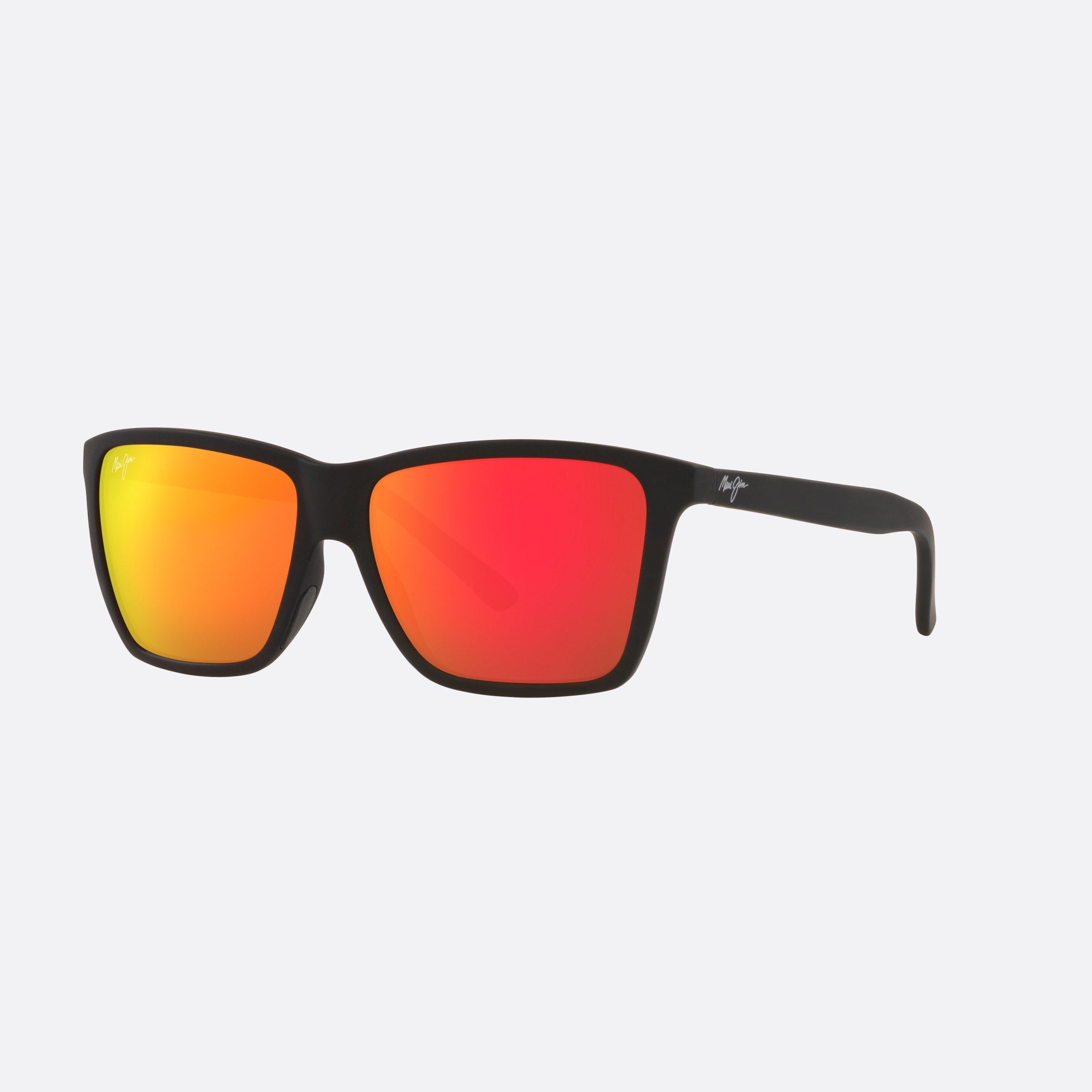 Maui 57mm Jim Cruzem Black Square Polarized Men Sunglasses - Main View