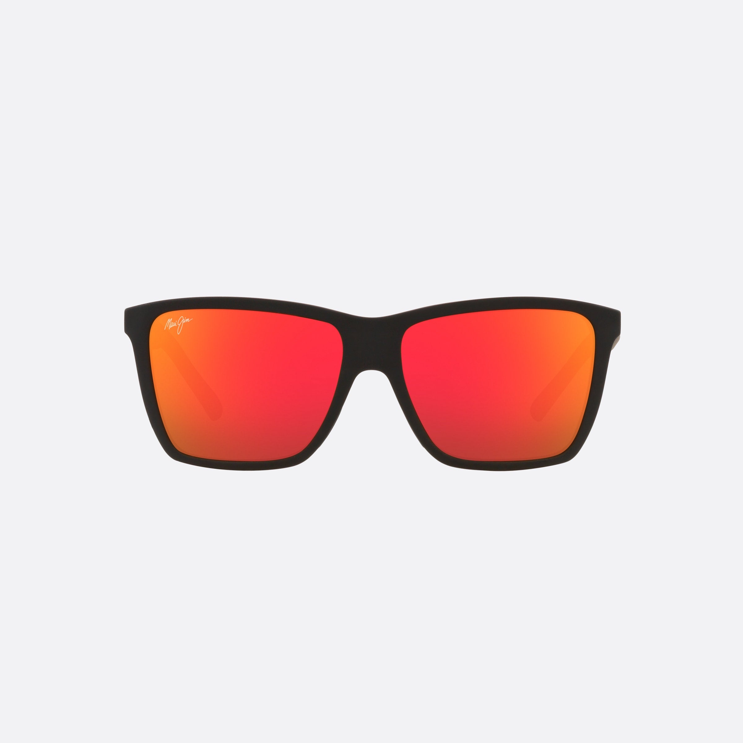 Maui 57mm Jim Cruzem Black Square Polarized Men Sunglasses - Side View