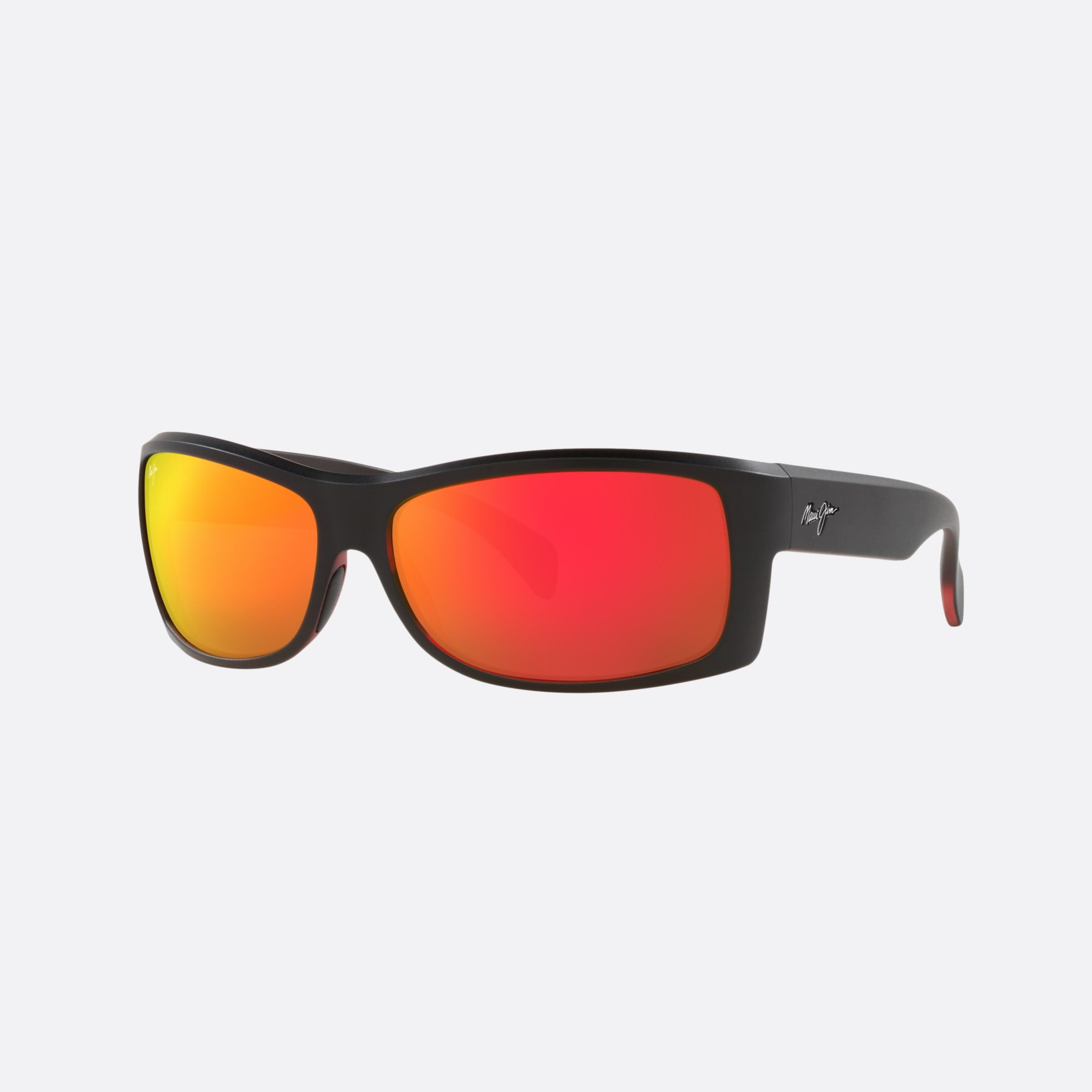 Maui 64mm Jim Equator Black Rectangular Polarized Unisex Sunglasses - Main View