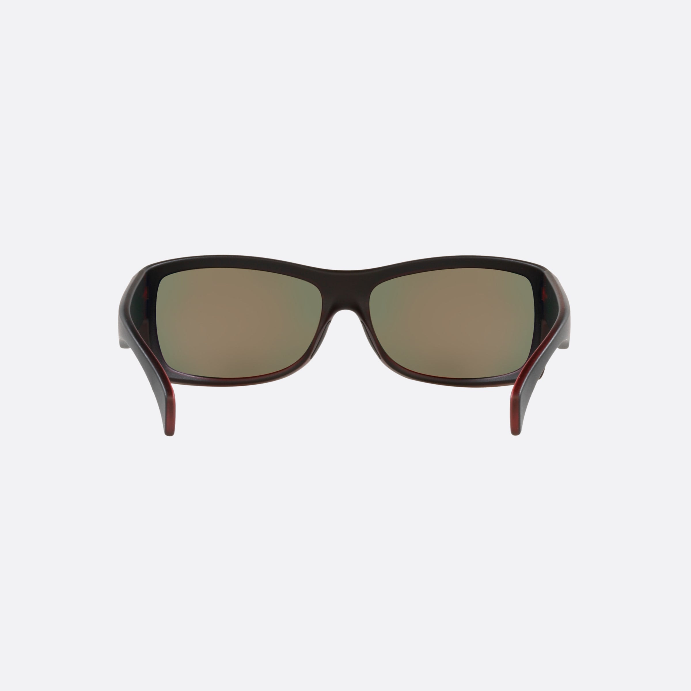 Maui 64mm Jim Equator Black Rectangular Polarized Unisex Sunglasses - Side View