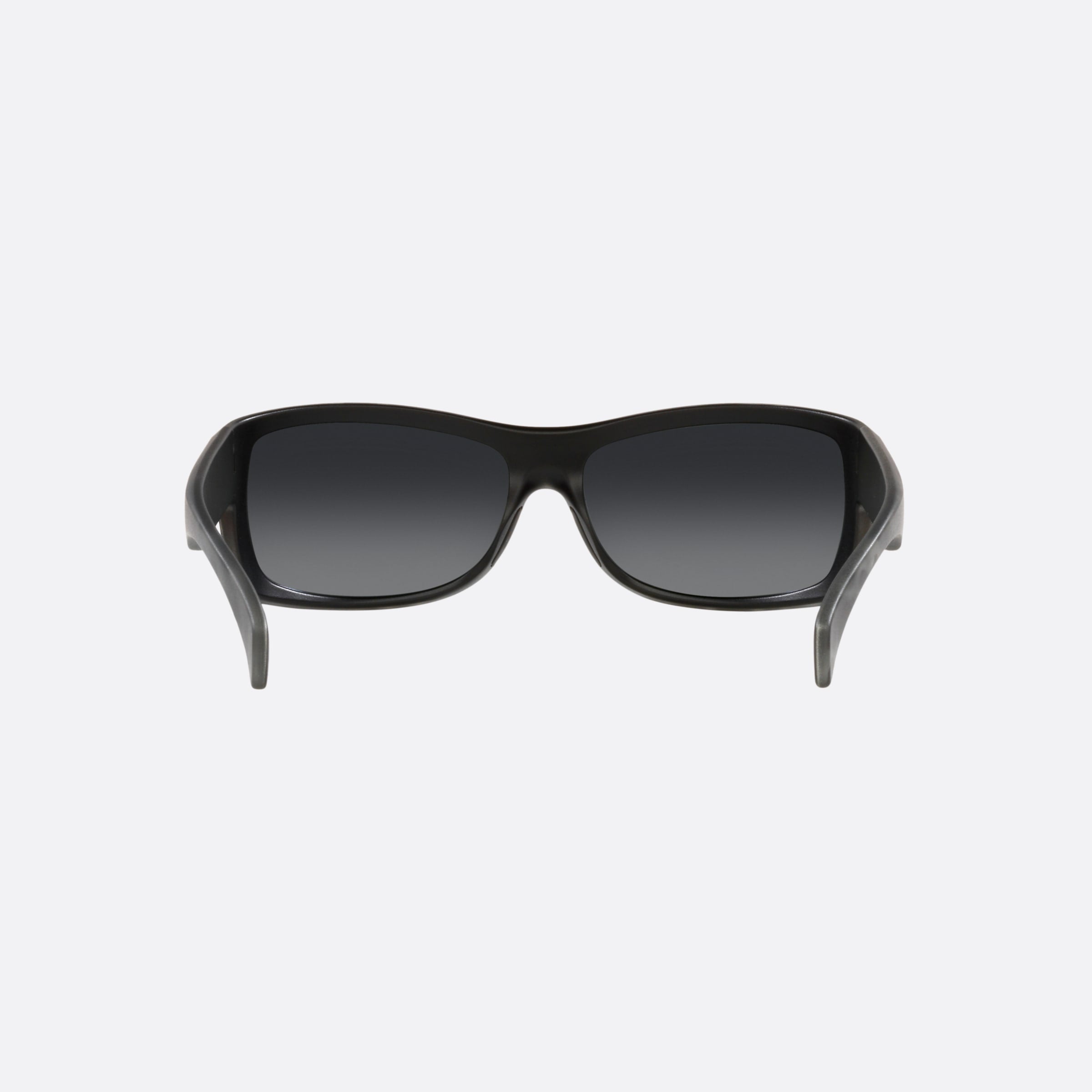Maui 64mm Jim Equator Gray Rectangular Polarized Unisex Sunglasses - Side View