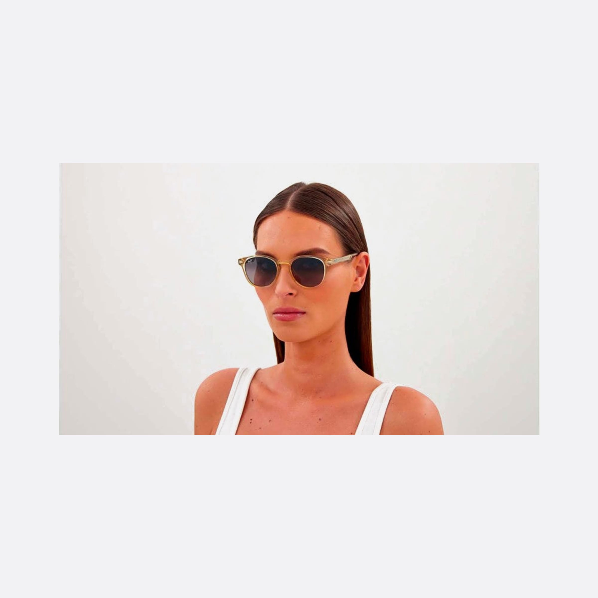 Maui 50mm Jim Hiehie Gs636 Yellow Squared Polarized Unisex Sunglasses - Lifestyle Shot