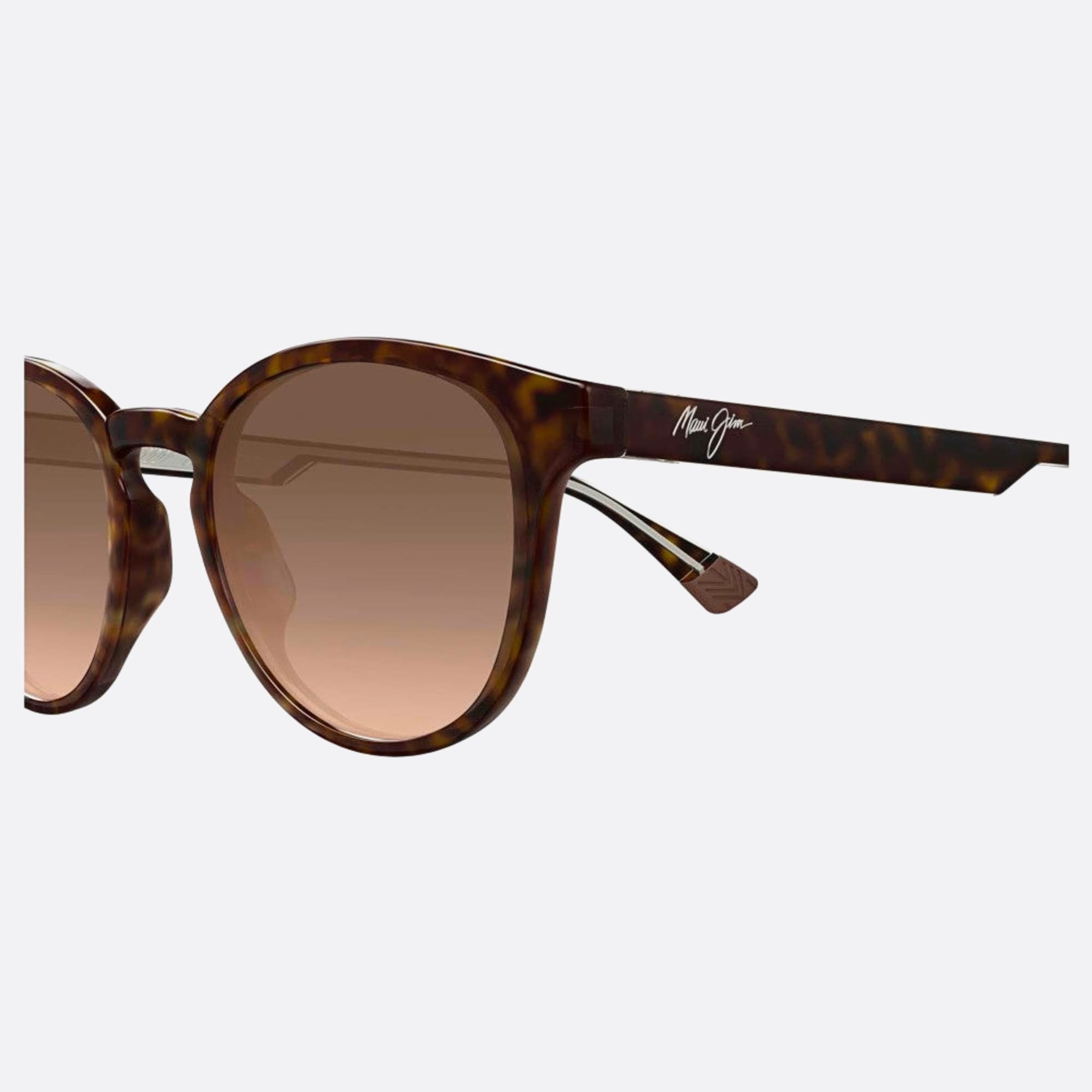 Maui 50mm Jim Hiehie Hs636 Havana Squared Polarized Unisex Sunglasses - Detail View