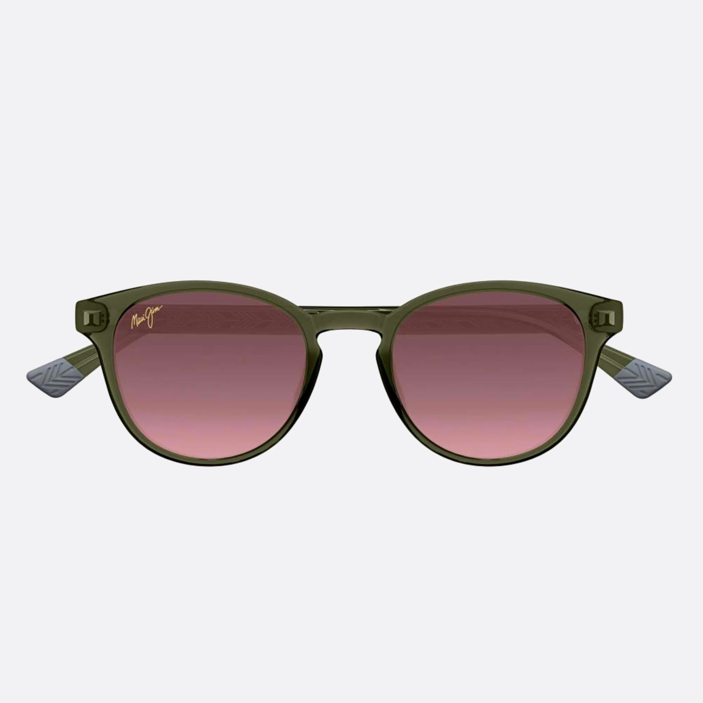 Maui 50mm Jim Hiehie Rs636 Green Squared Polarized Unisex Sunglasses - Main View