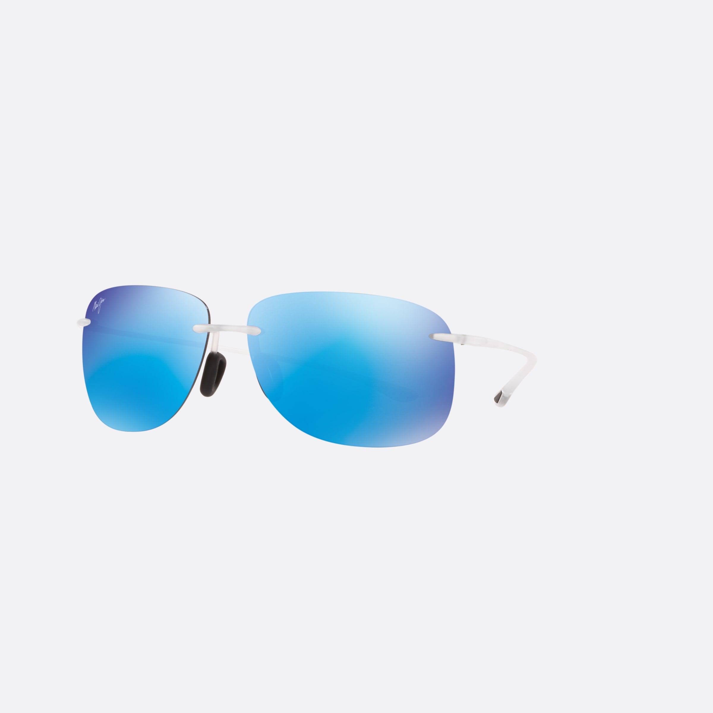 Maui 62mm Jim Hikina Transparent Pilot Polarized Unisex Sunglasses - Main View