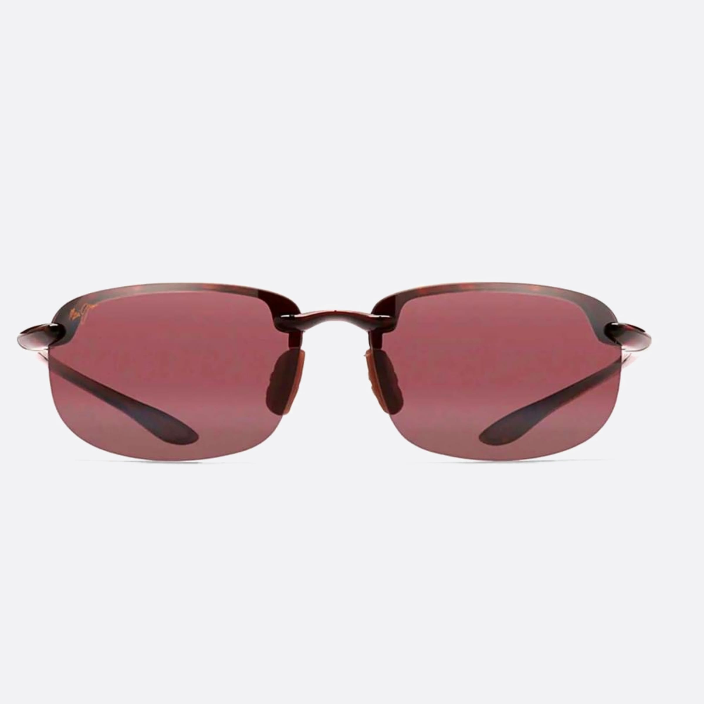 Maui 64mm Jim Okipa R407 Havana Geometric Polarized Unisex Sunglasses - Main View