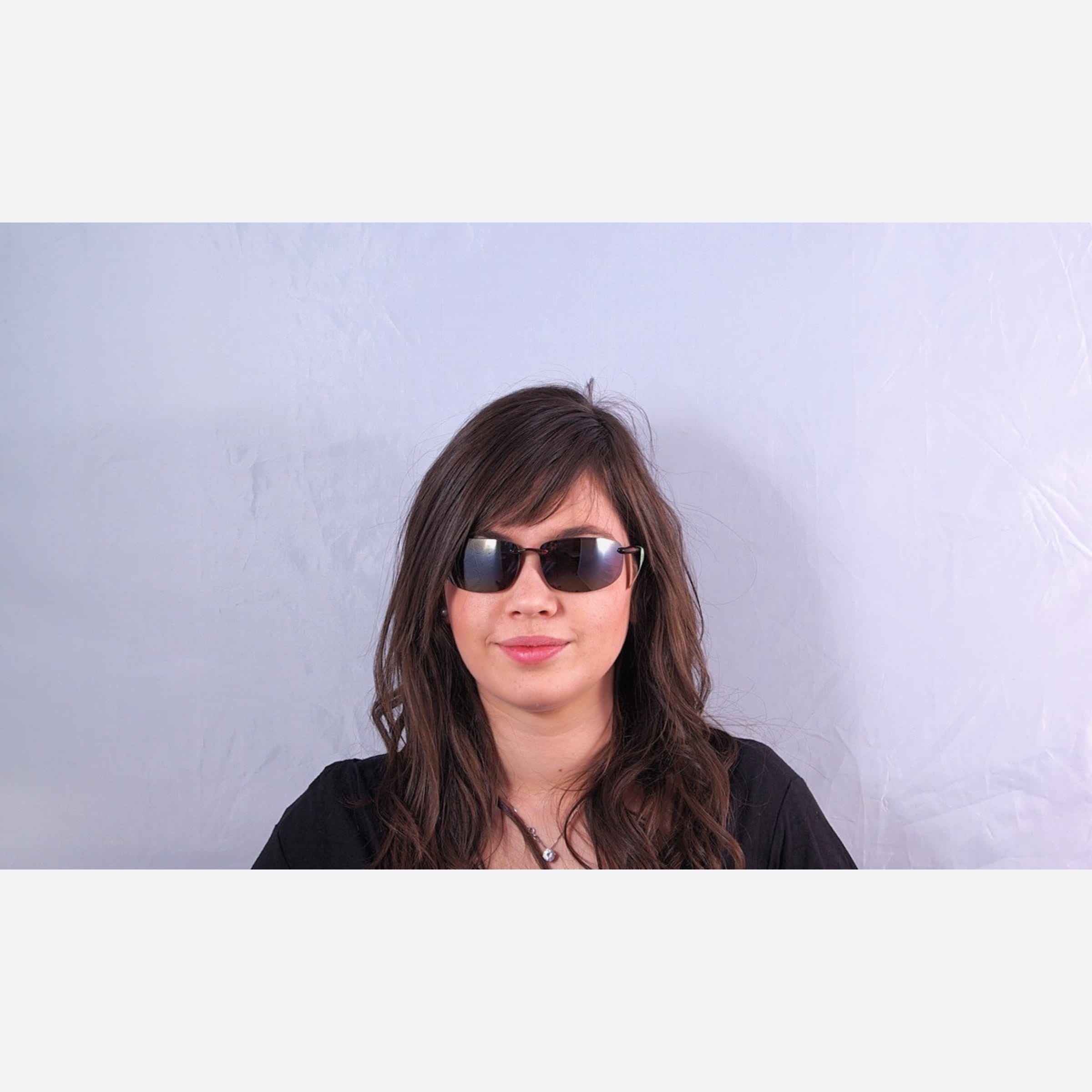 Maui 64mm Jim Okipa H807 Tortoise Rectangle Polarized Unisex Sunglasses - Lifestyle Shot