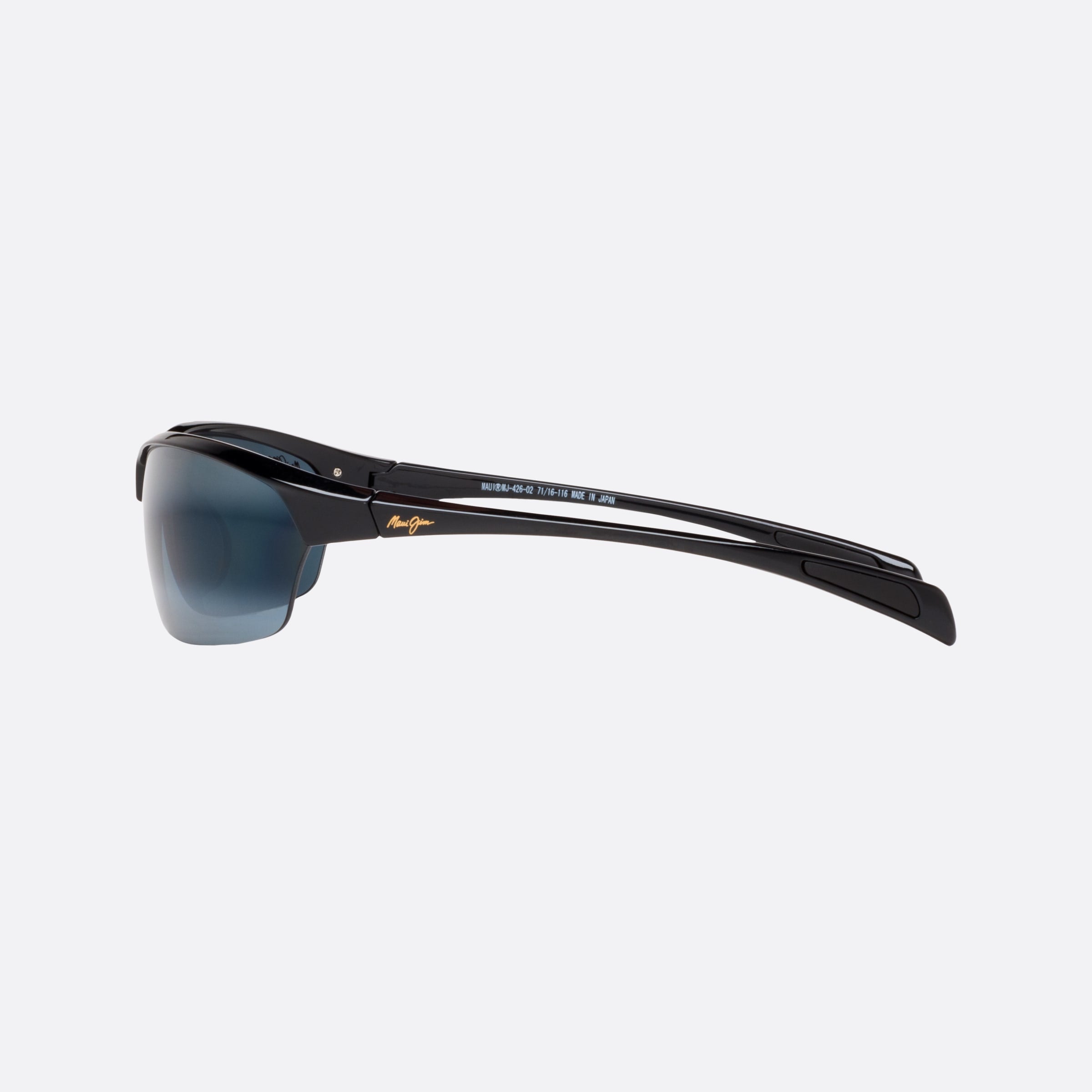 Maui 71mm Jim Hot Sands Black Square Polarized Men Sunglasses - Detail View