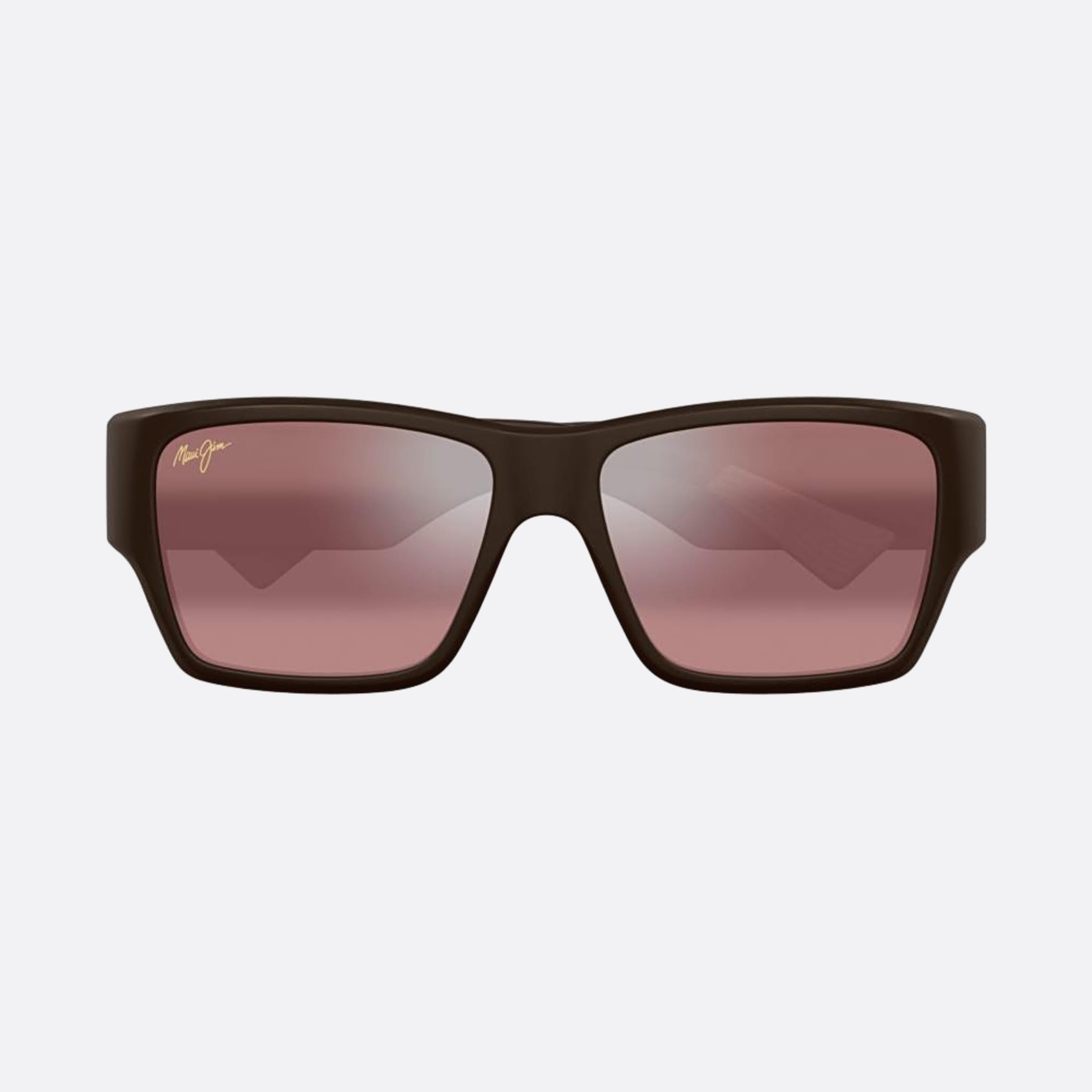 Maui 57mm Jim Olu R614 Black Squared Men Sunglasses - Main View