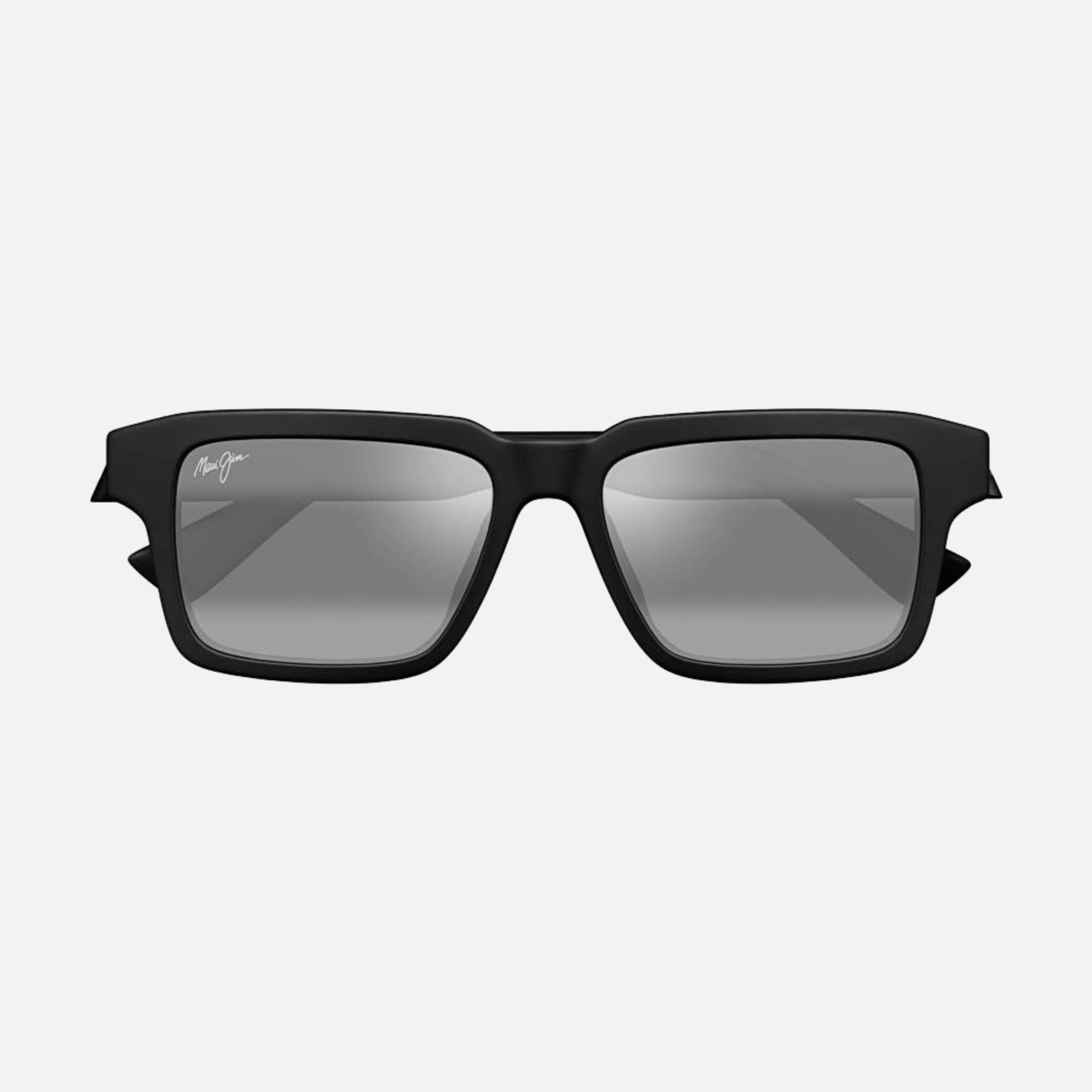 Maui 53mm Jim Kahiko Black Geometric Polarized Unisex Sunglasses - Main View