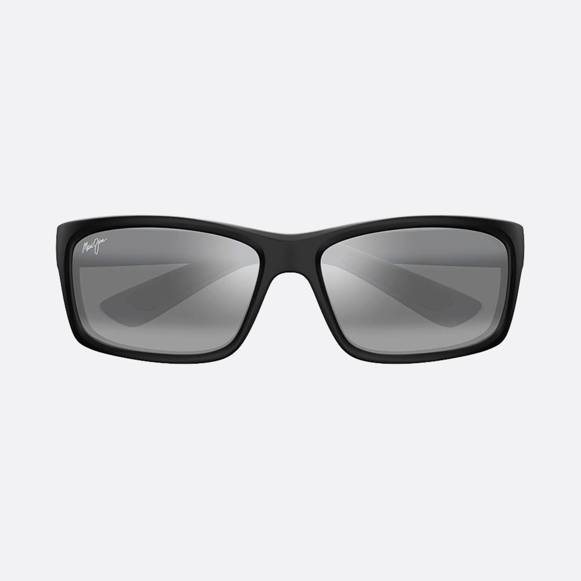 Maui 61mm Jim Kanaio Coast 02md Black Geometric Polarized Unisex Sunglasses - Main View