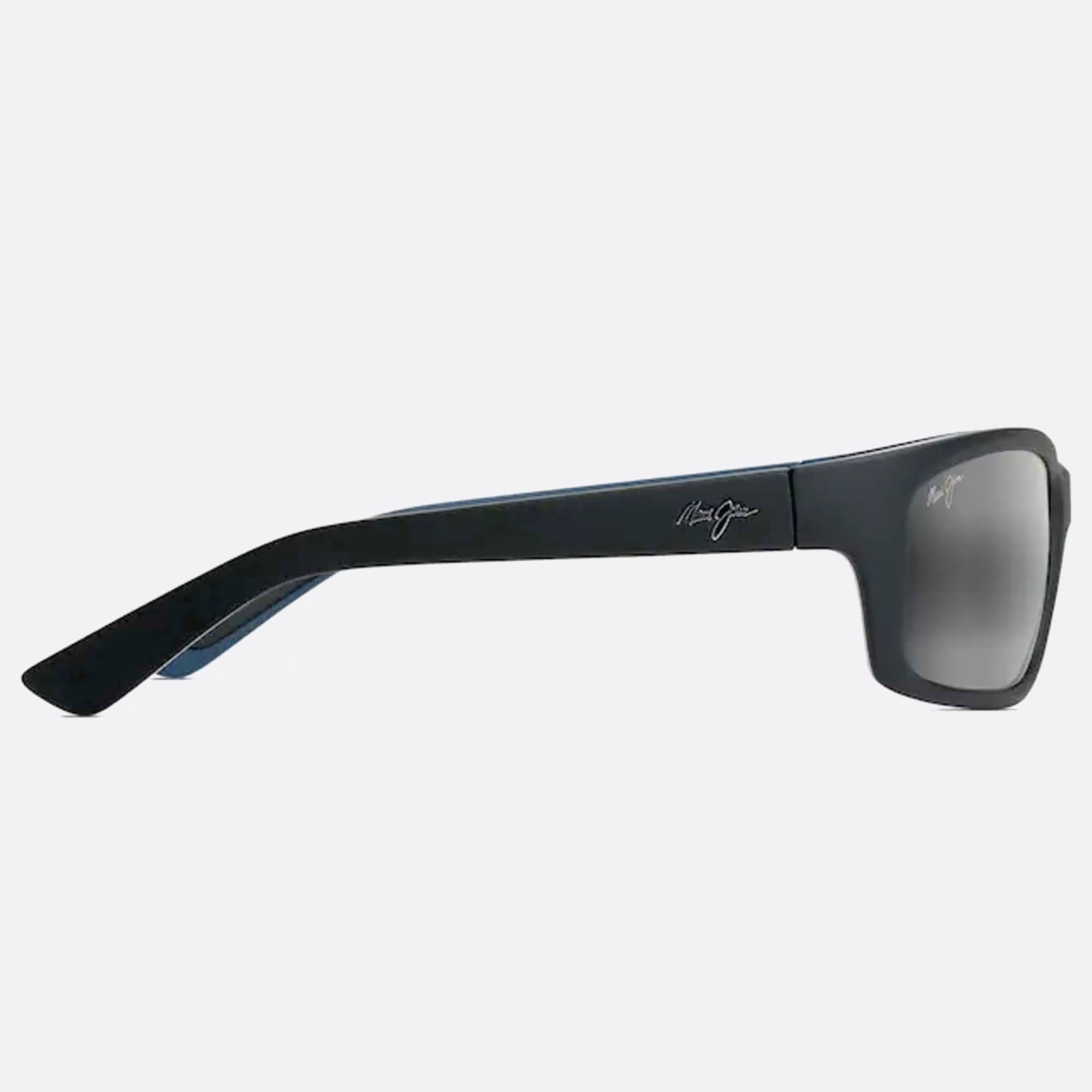 Maui 61mm Jim Kanaio Coast 02md Black Geometric Polarized Unisex Sunglasses - Detail View