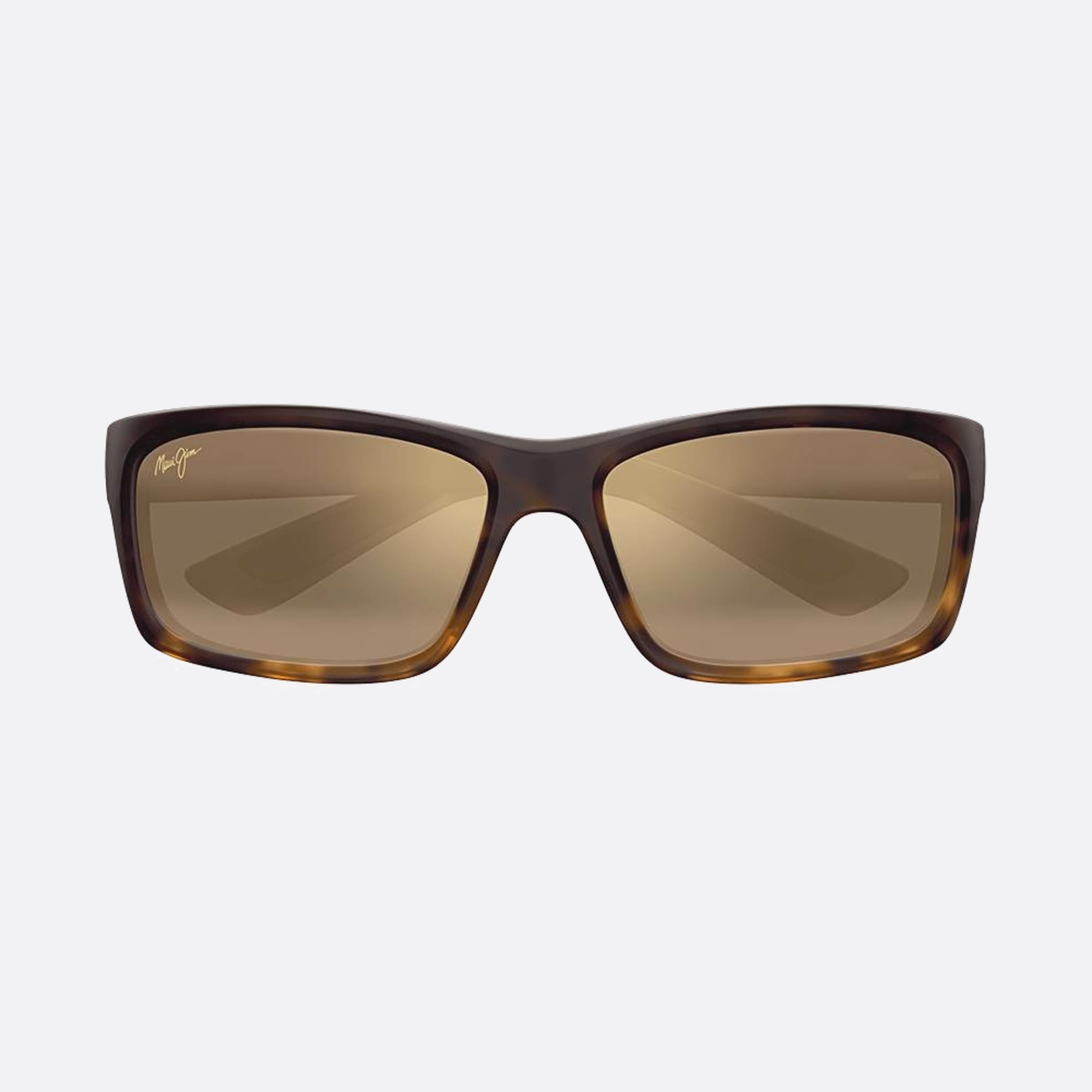 Maui 61mm Jim Kanaio Coast H766 10mf Havana Geometric Polarized Unisex Sunglasses - Main View