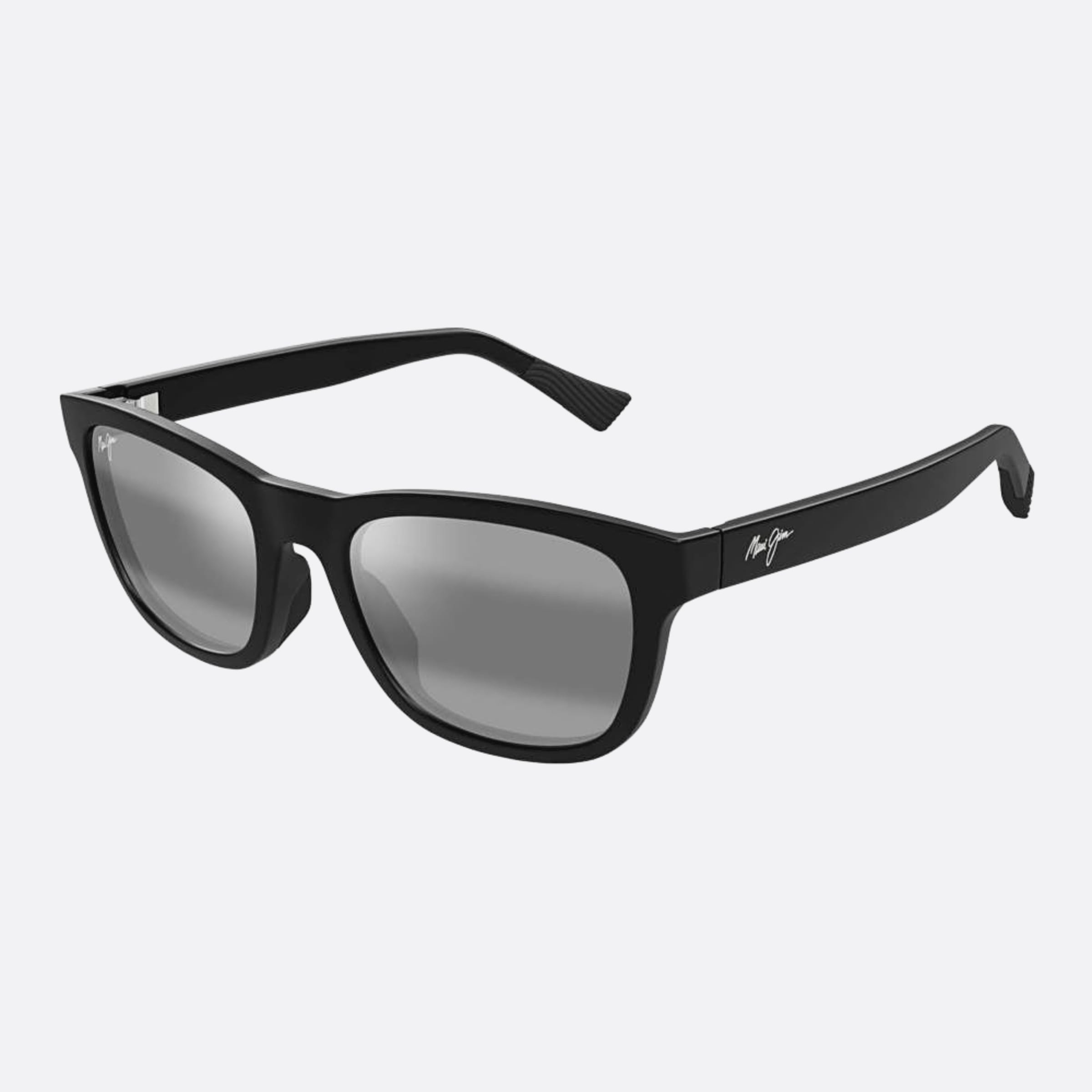 Maui 54mm Jim Kapi Bkgy Black Squared Polarized Unisex Sunglasses - Side View