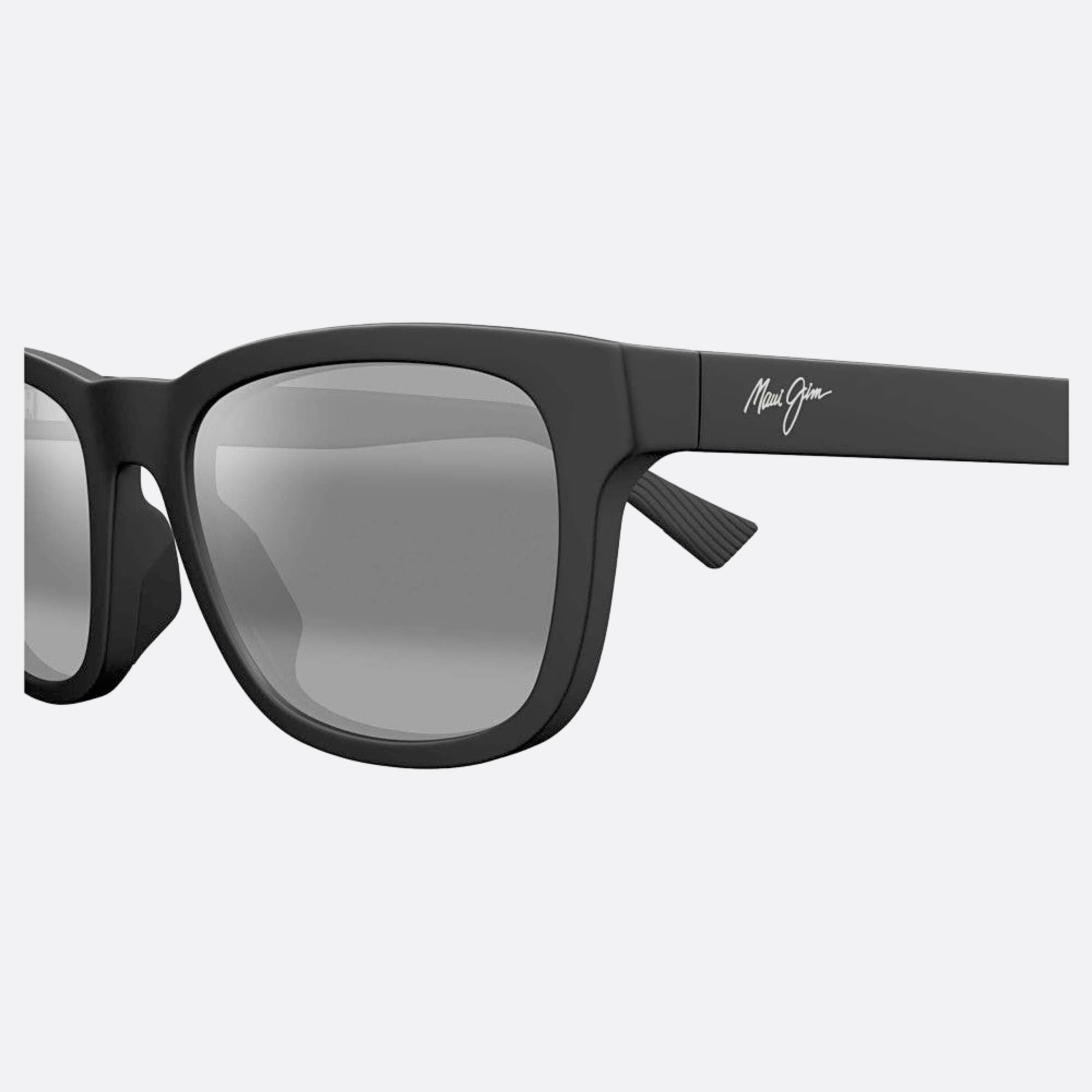 Maui 54mm Jim Kapi Bkgy Black Squared Polarized Unisex Sunglasses - Detail View