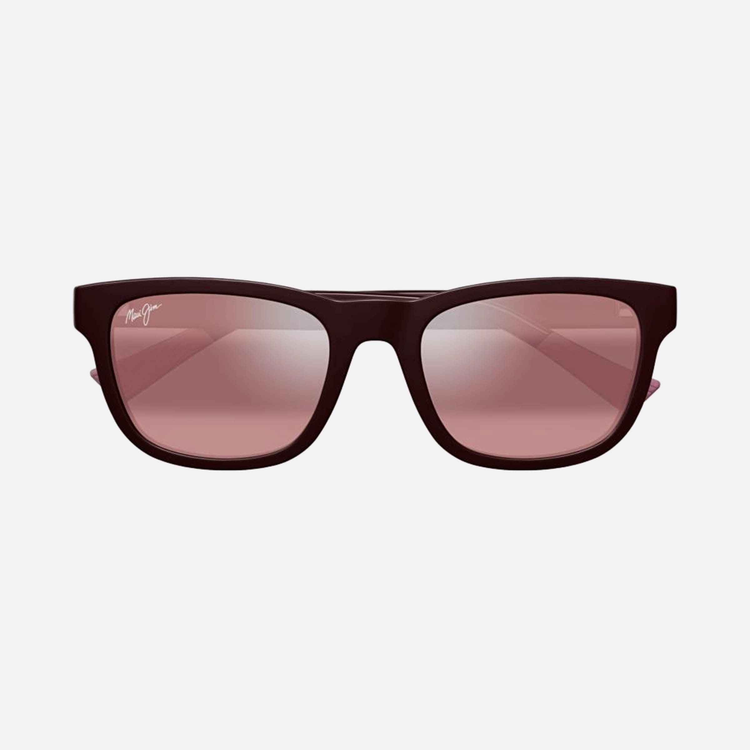 Maui 54mm Jim Kapi Bupk Red Squared Unisex Sunglasses - Main View