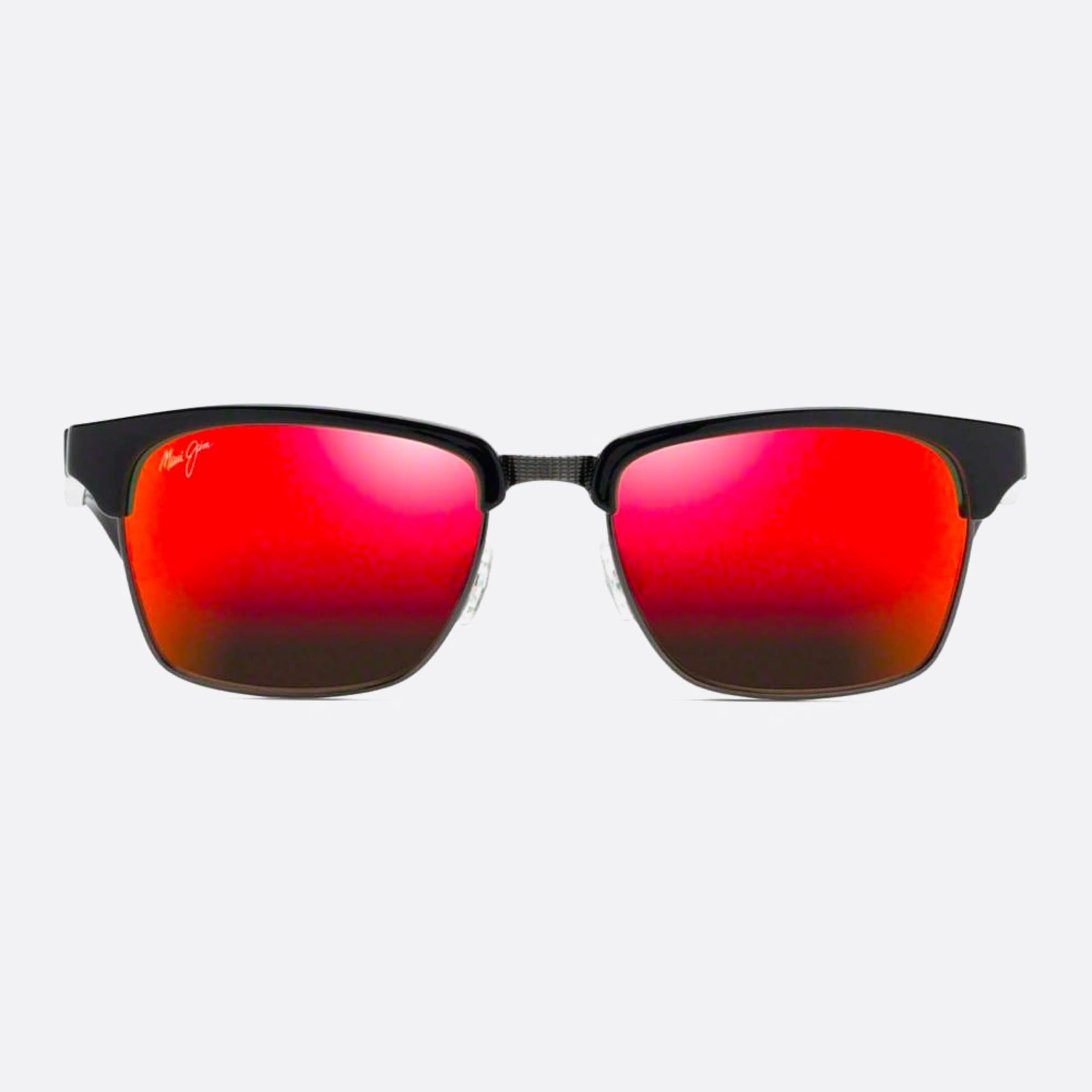 Maui 54mm Jim Kawika Rm257 17c Black Geometric Unisex Sunglasses - Main View