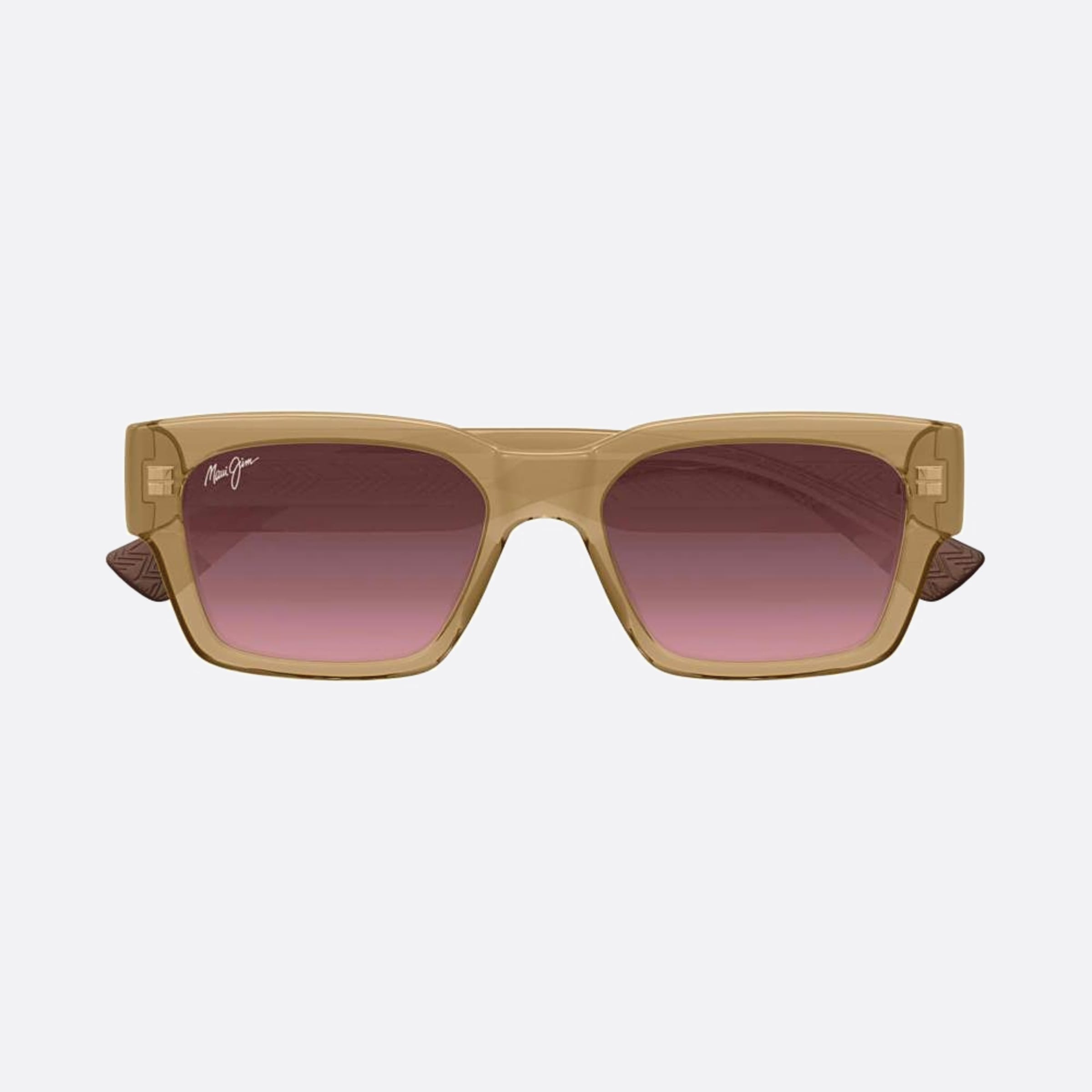 Maui 53mm Jim Kenui Rs642 Pink Geometric Polarized Men Sunglasses - Main View